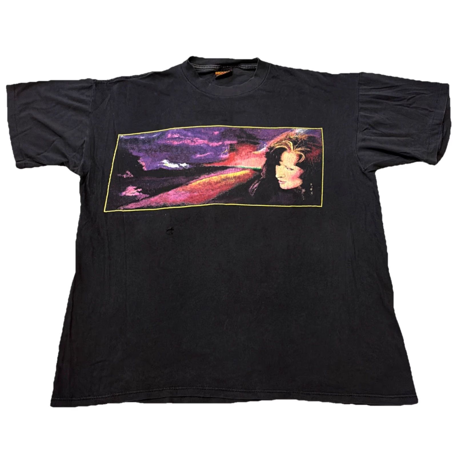 Vintage VINTAGE Bonnie Raitt Blues Country Tour Concert T-Shirt Brockum Large XL Black Men Regular Size L Size US L / EU 52-54 / 3 - 2 Thumbnail