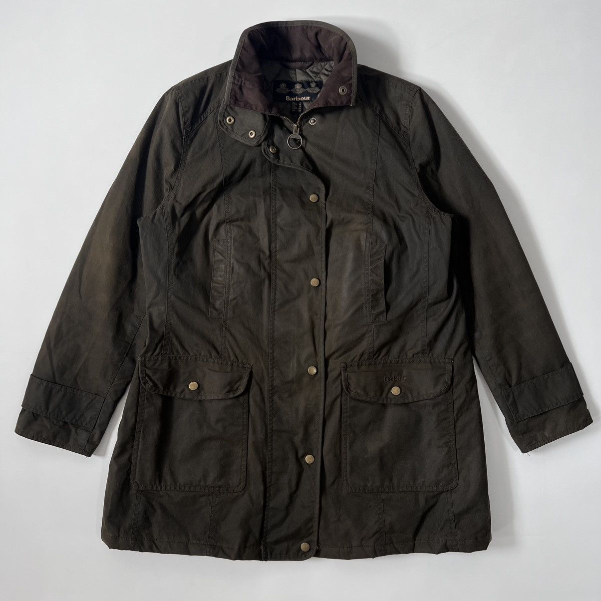 Barbour Barbour Squire Wax jacket khaki green Size XL / US 12-14 / IT 48-50 - 1 Thumbnail