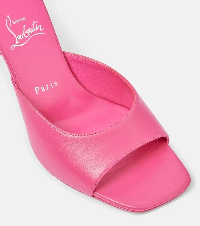 Christian Louboutin os11x0126 Condora Mules in Pink Size US 9 / IT 39 - 3 Thumbnail