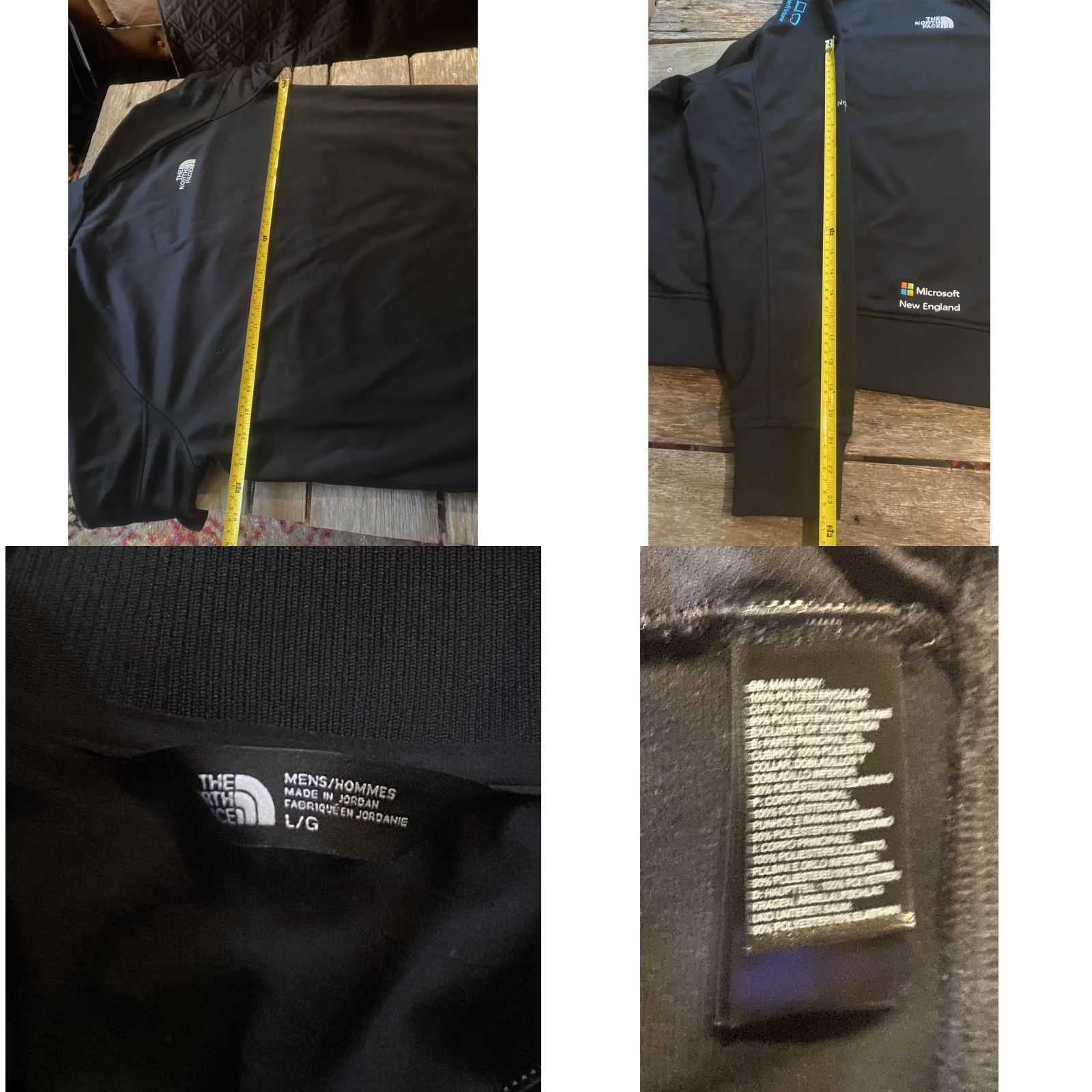 The North Face The North Face Track Jacket Mens Large Black Nerd Intune New England Zip L Size US L / EU 52-54 / 3 - 8 Thumbnail