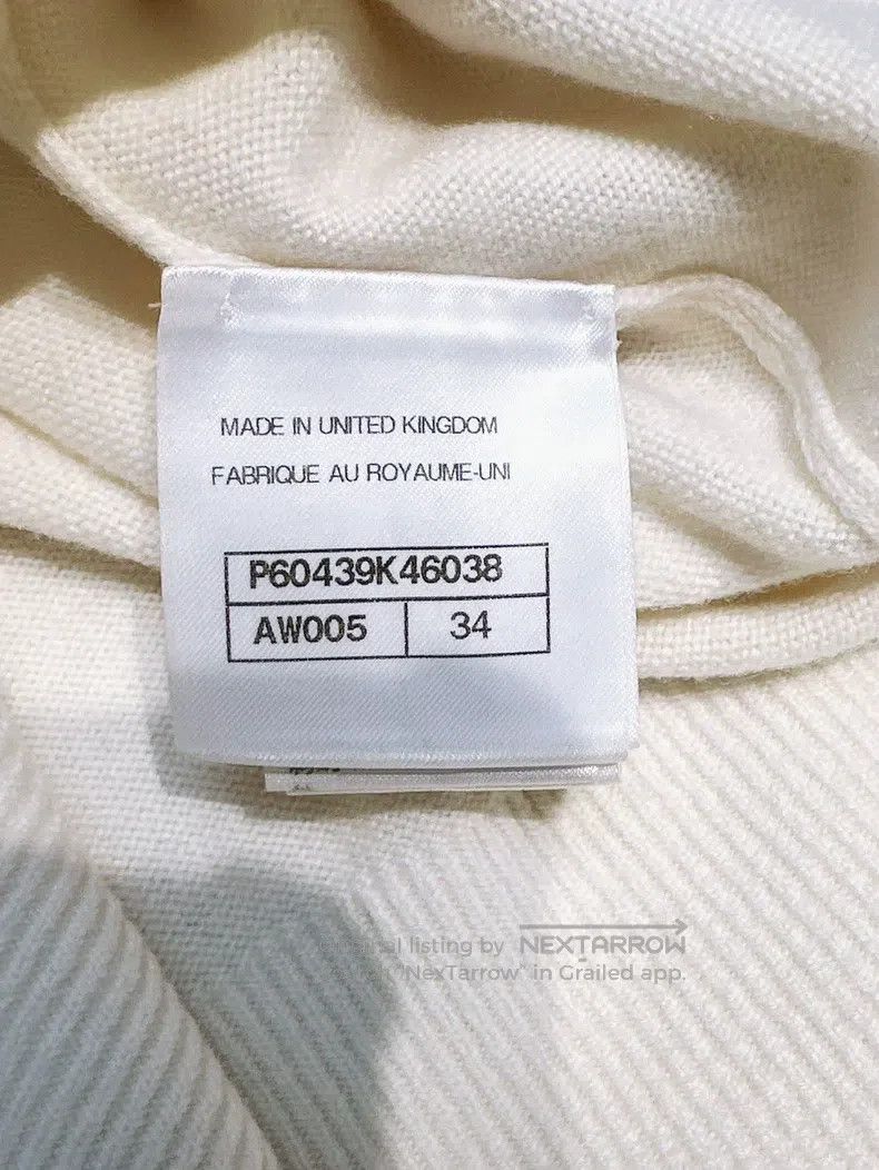 Chanel Chanel White and red double C letter long-sleeved knit Size XXS / US 00 / IT 34 - 5 Thumbnail