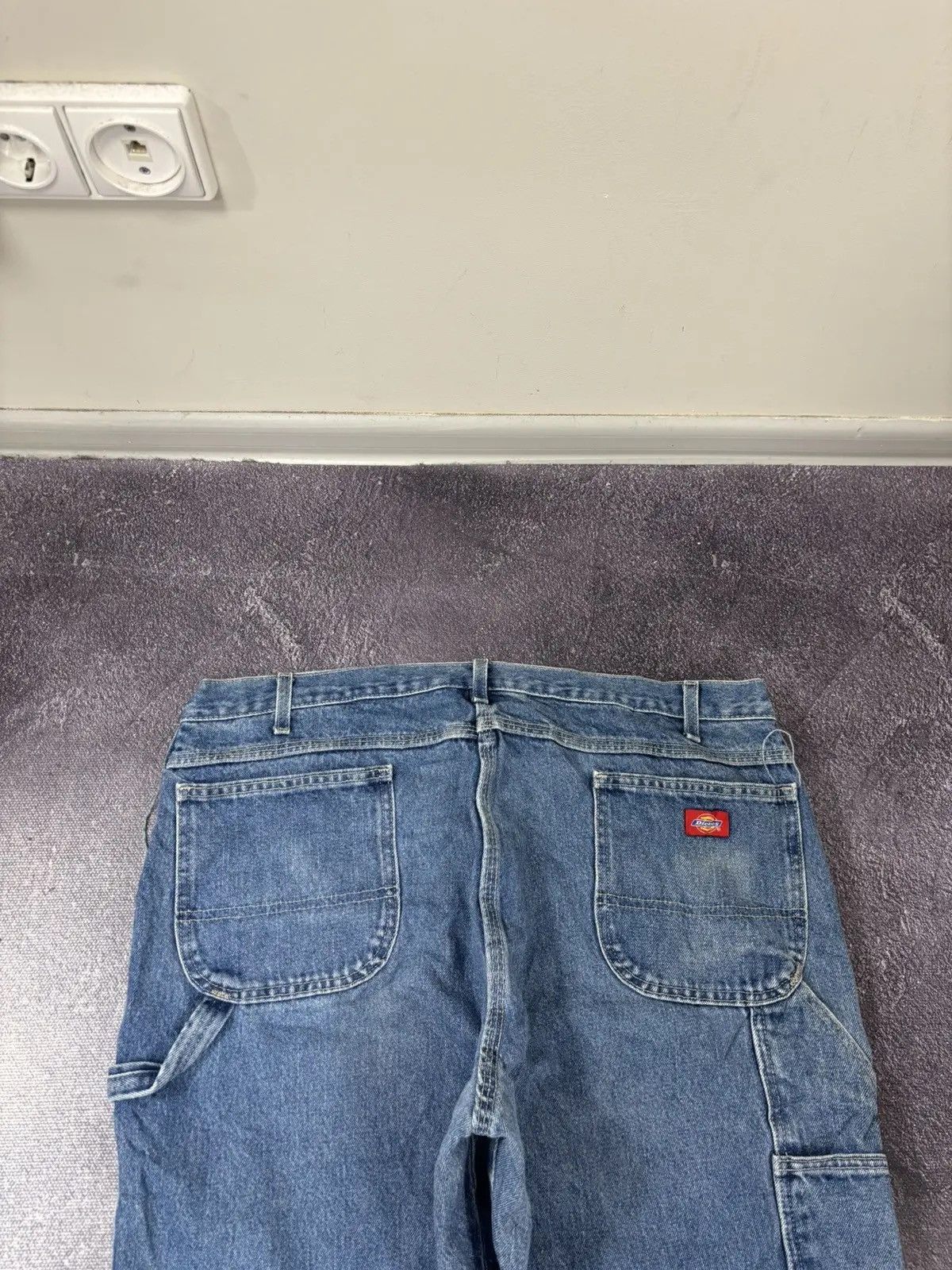 Dickies × Vintage Vintage Dickies USA Blue Denim Work Hype Skate Baggy Jeans Size US 42 / EU 58 - 5 Thumbnail