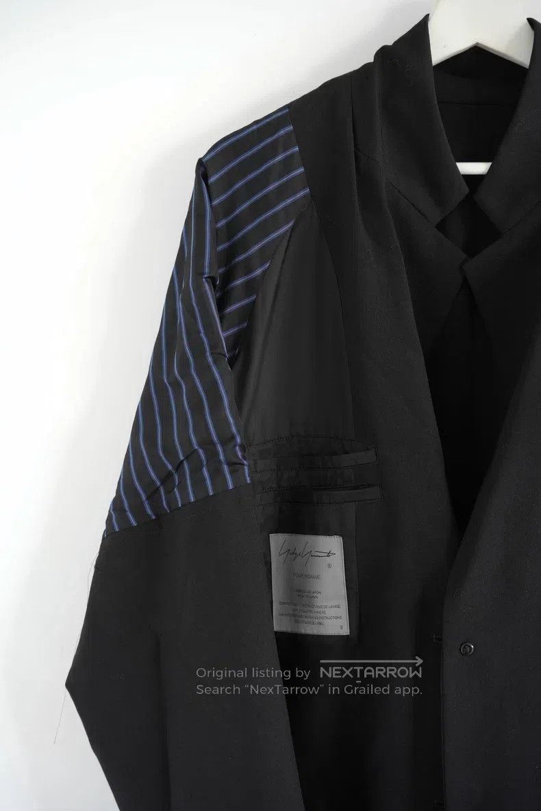 Yohji Yamamoto YOHJI YAMAMOTO Double Sleeve Raglan Coat Size US M / EU 48-50 / 2 - 5 Thumbnail