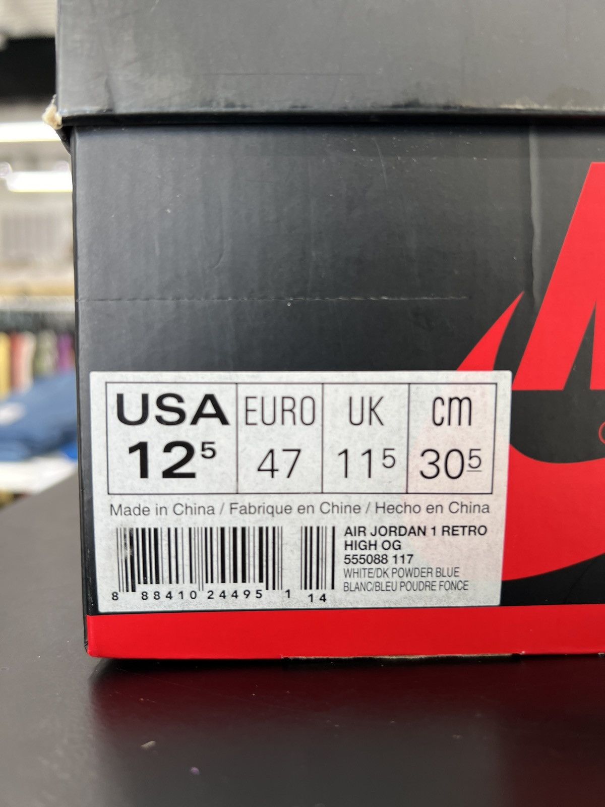 Jordan Brand × Nike Air Jordan 1 UNC Sz. 12.5 (2015) Size US 12.5 / EU 45-46 - 11 Thumbnail