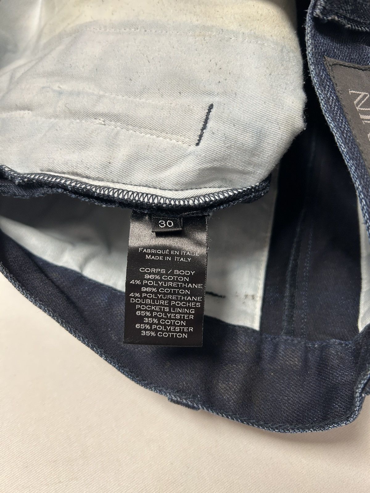 Balmain SS2017 Indigo Waxed Biker Denim Size US 30 / EU 46 - 8 Thumbnail