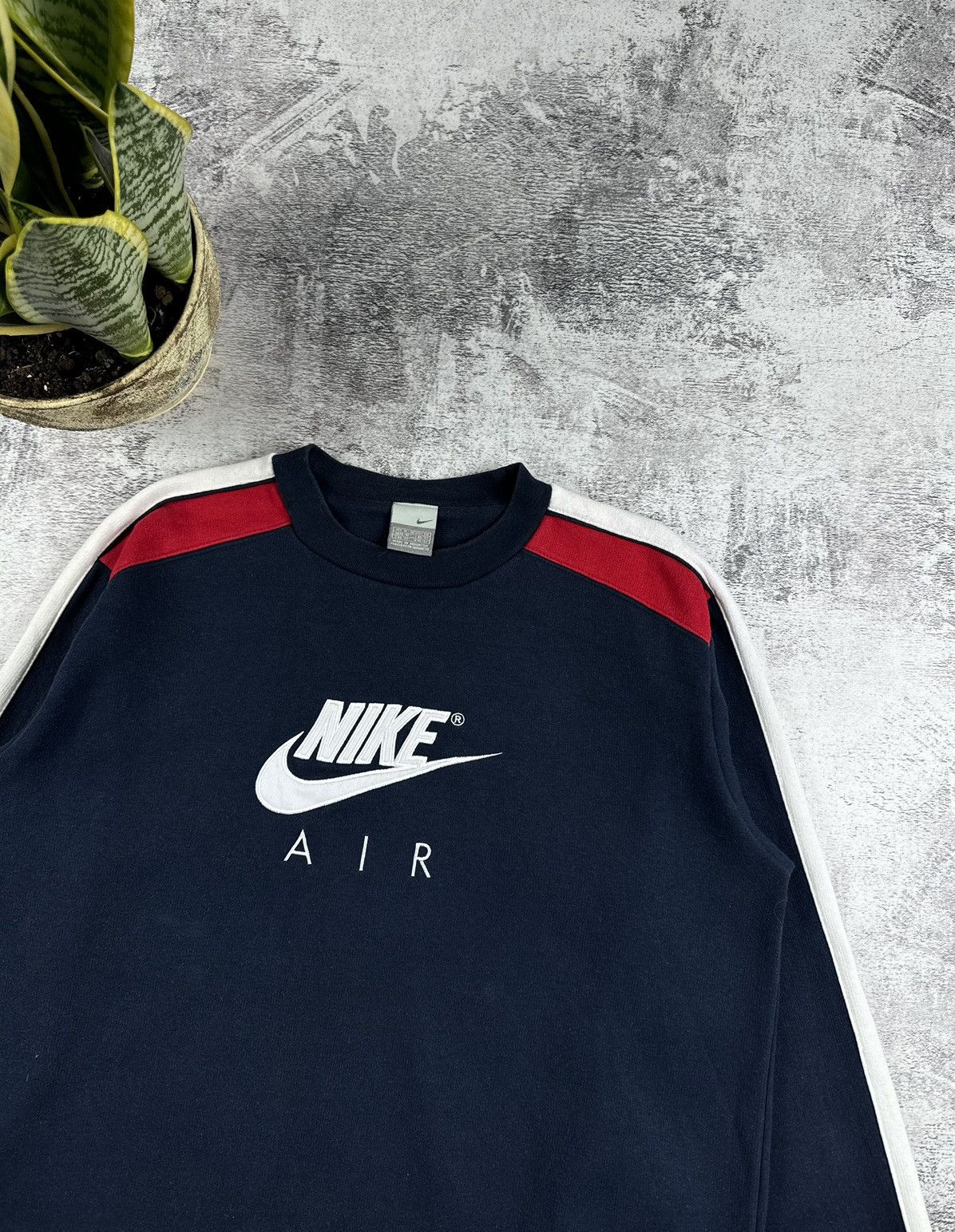 Nike Nike Air 90S Center Swoosh Logo Sport Sweatshirt Y2K Hoodie Size US M / EU 48-50 / 2 - 5 Thumbnail