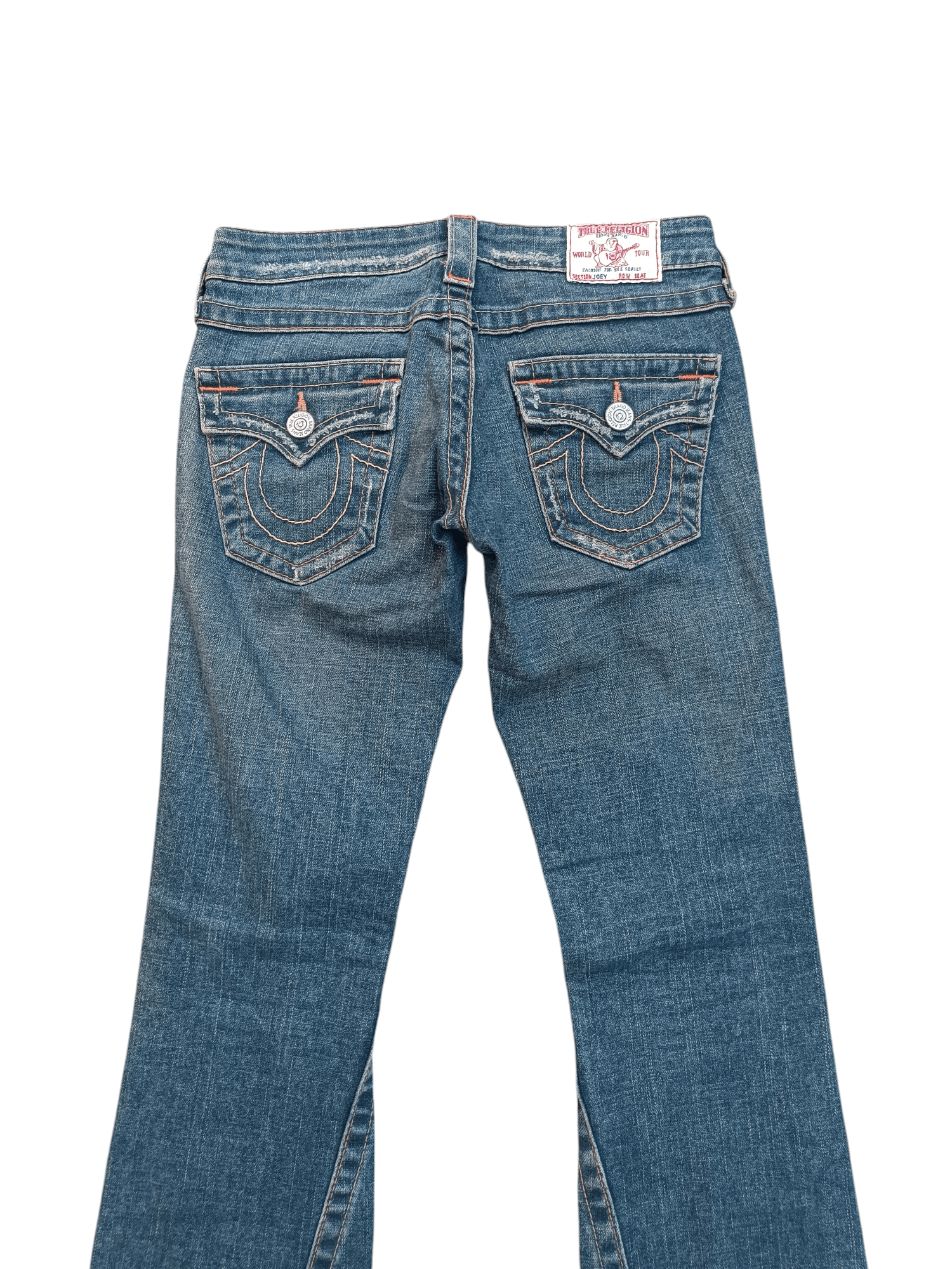 American Apparel × True Religion VINTAGE FLARED 💥 TRUE RELIGION DISTRESSED JOEY DENIM TR12 Size 27" / US 4 / IT 40 - 9 Thumbnail