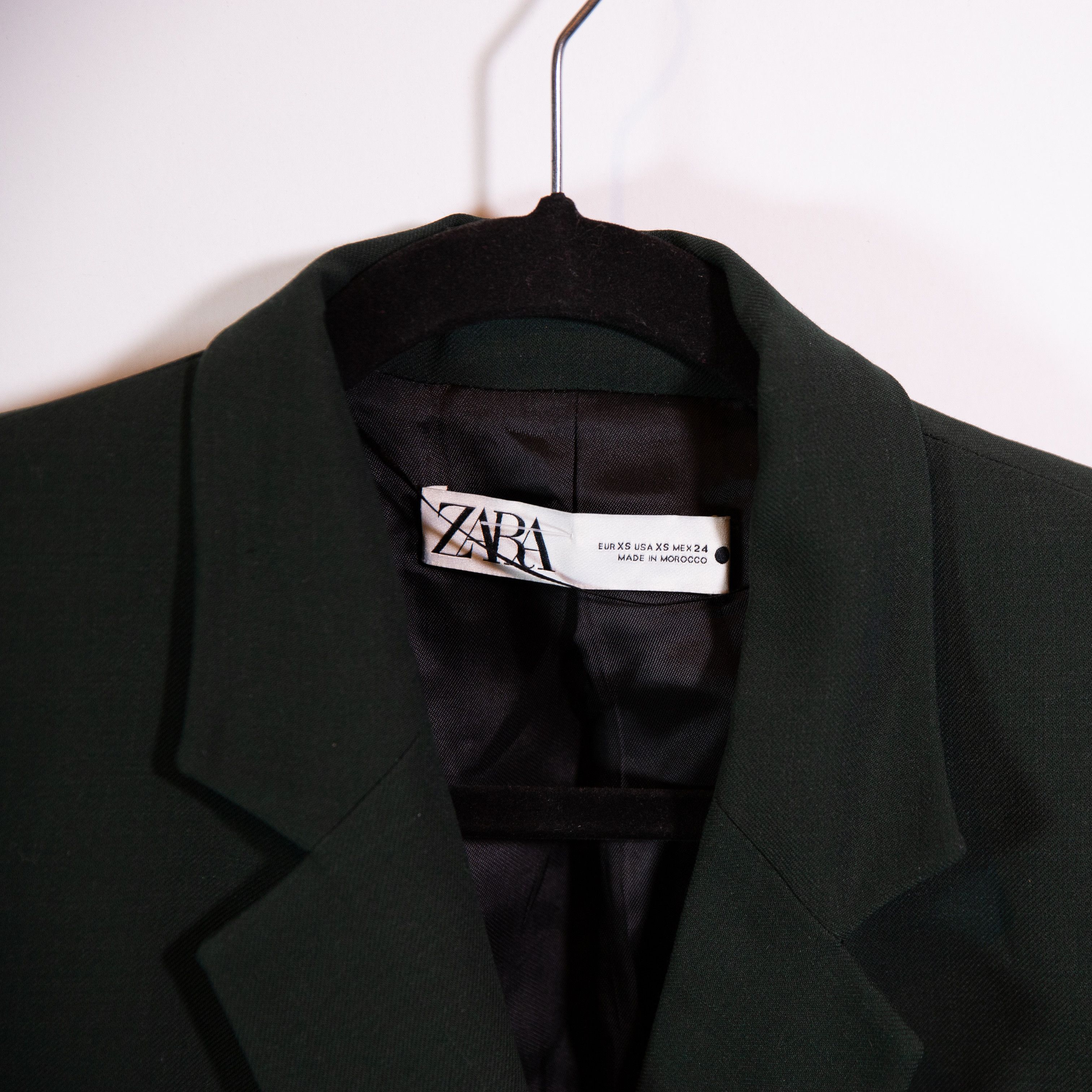 Zara Zara Women's Crepe One Button Asymmetrical Size XS / US 0-2 / IT 36-38 - 2 Thumbnail