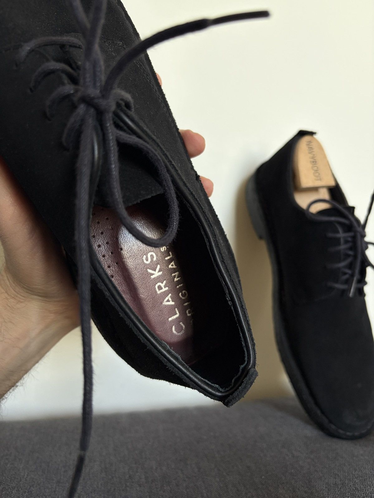 Clarks Clarks Suede Black Desert Shoes Size US 10.5 / EU 43-44 - 14 Thumbnail