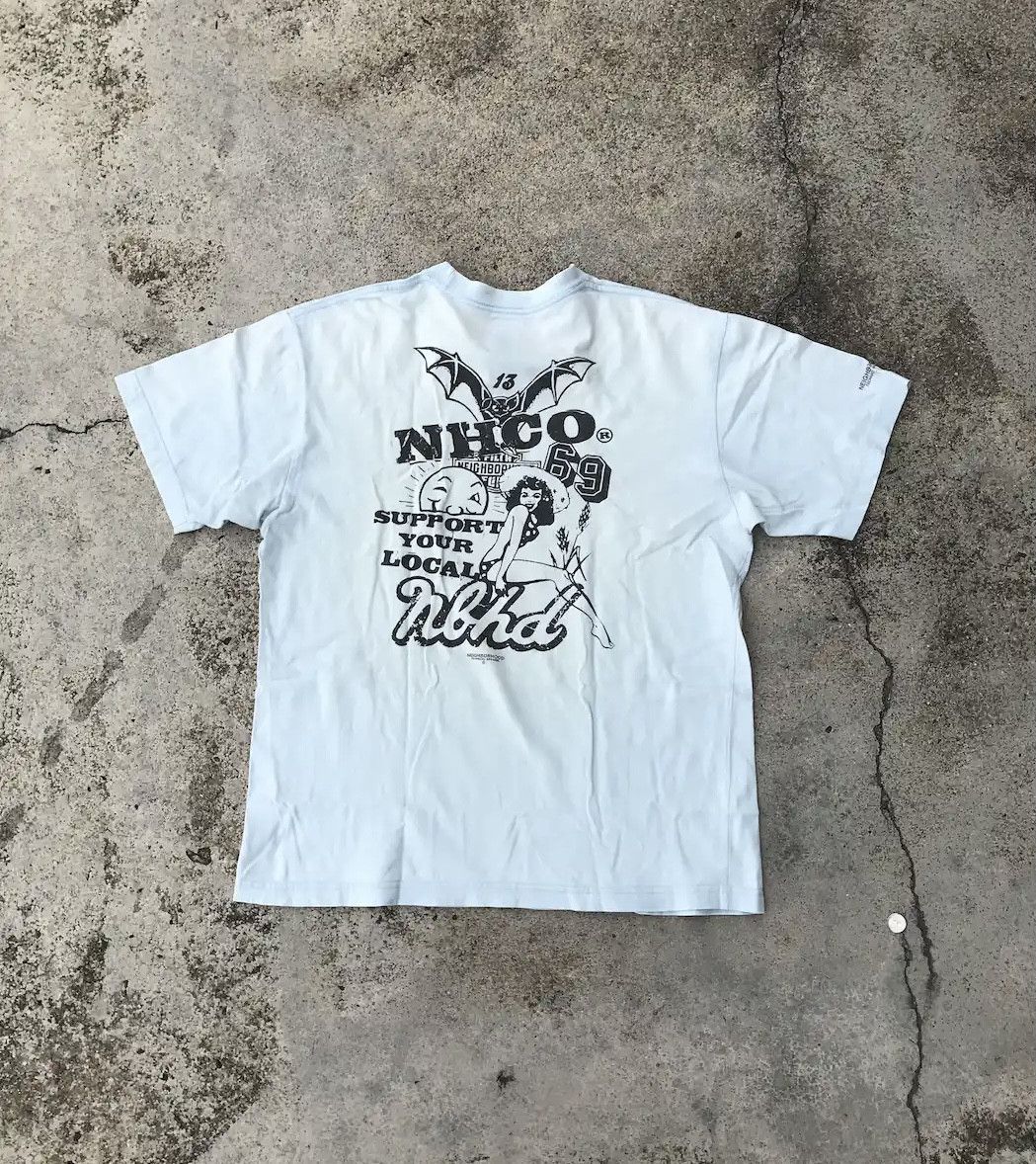 image of Neighborhood x Vintage Neighbourhoods Shirts in Blue, Men's (Size Medium)