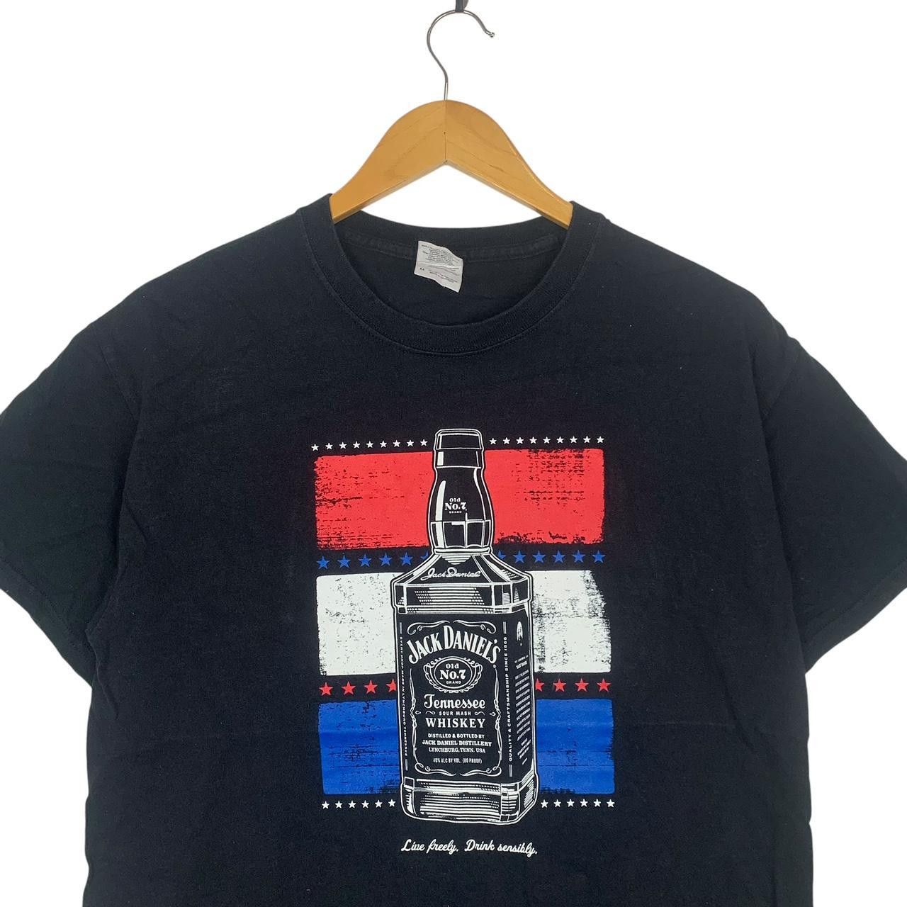 Vintage Vintage JACK DANIELS WHISKEY No 7 Sour Mash Tee Size US M / EU 48-50 / 2 - 2 Thumbnail