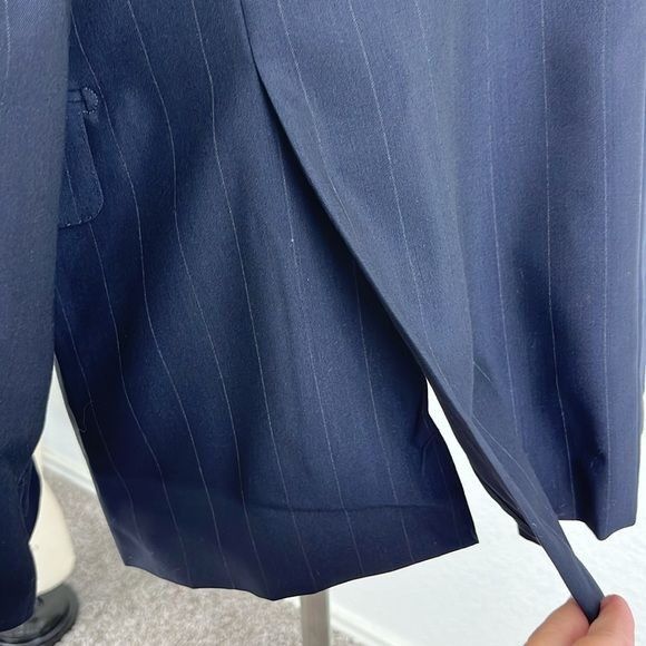 Salvatore Ferragamo Salvatore Ferragamo Wool Solid 2 Button Suit Jacket Blazer Size 44L - 5 Thumbnail