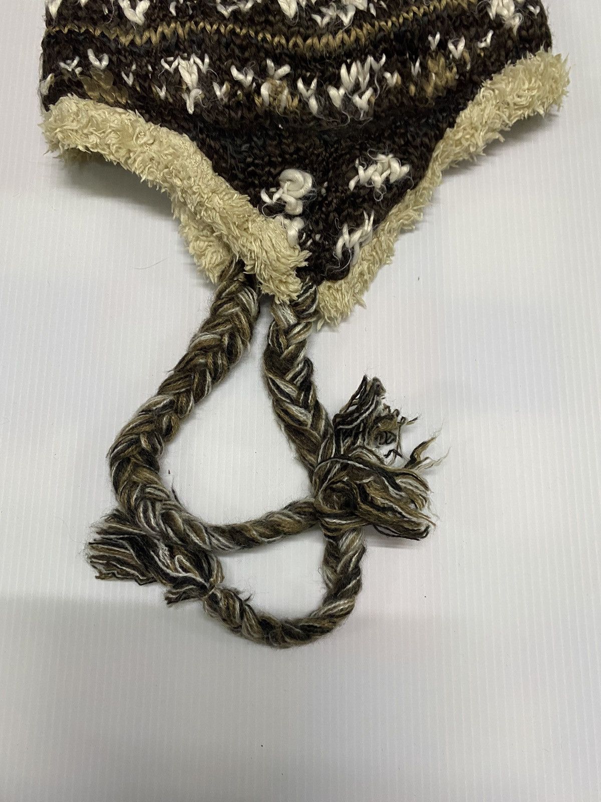 Japanese Brand × Vintage Unknown Earflap Winter Beanie Hat Size ONE SIZE - 3 Thumbnail