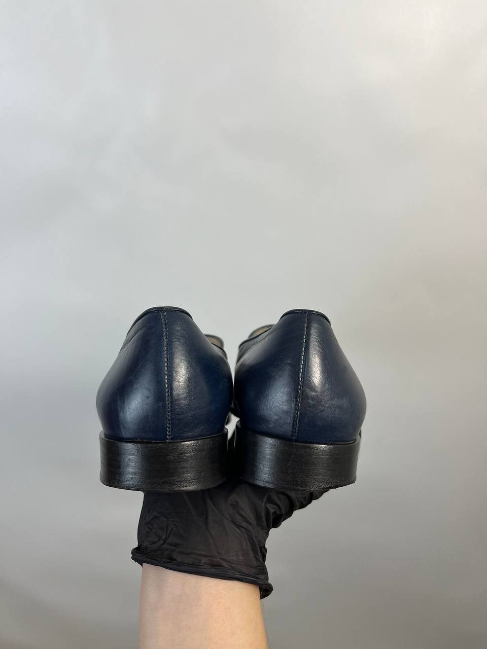 Burberry Burberry Penny Loafers Vintage Blue Leather Size 38 Size US 8 / IT 38 - 2 Thumbnail