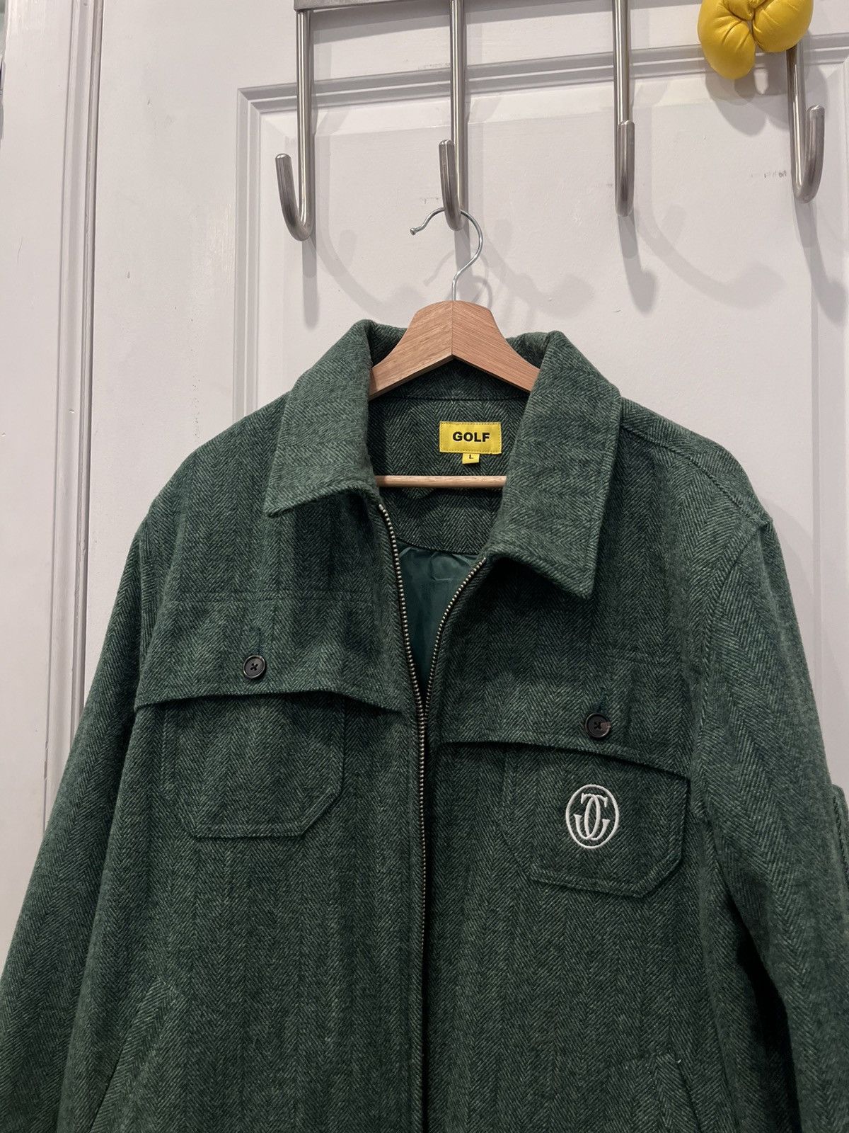 Golf Wang GOLF WANG WOOL HERRINGBONE WORK JACKET Size US L / EU 52-54 / 3 - 4 Thumbnail