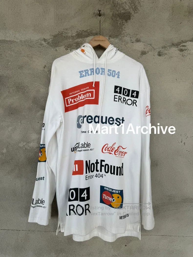 Vetements Vetements Web Bullet Screen Shirt Size US S / EU 44-46 / 1 - 1 Thumbnail