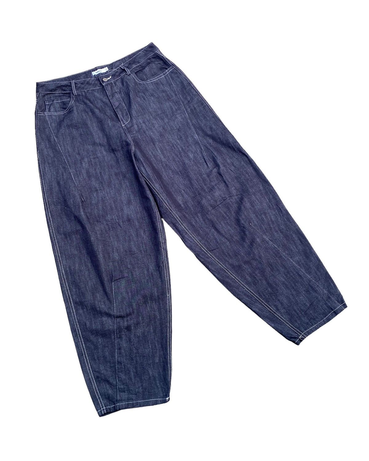 Japanese Brand 2Spoon Balloon Indigo Denim Size US 34 / EU 50 - 1 Thumbnail