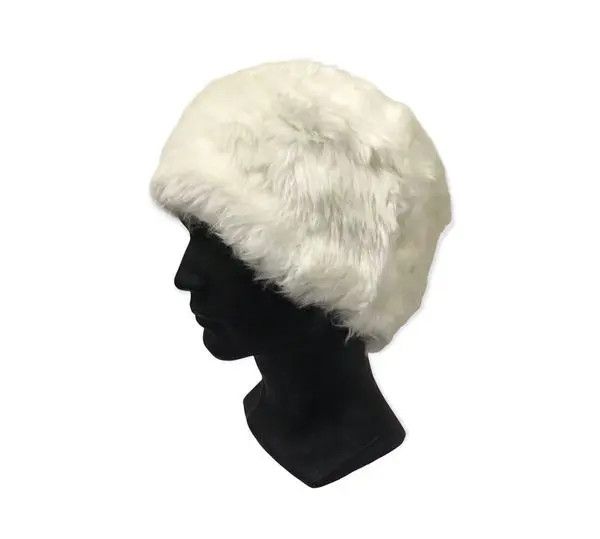 Japanese Brand Japanese Brand Fur Fleece Beanie Hat Size ONE SIZE - 1 Thumbnail