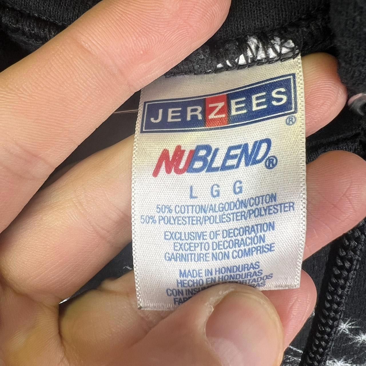 Jerzees 90s Jerzees New York City Hoodie - Black Graphic Sweatshirt Size US L / EU 52-54 / 3 - 4 Thumbnail