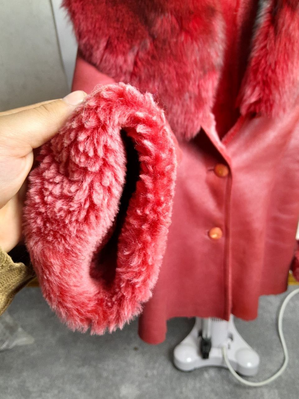 Other Women's Genuine Shearling Sheepskin Aviator Jacket size M Size M / US 6-8 / IT 42-44 - 7 Thumbnail