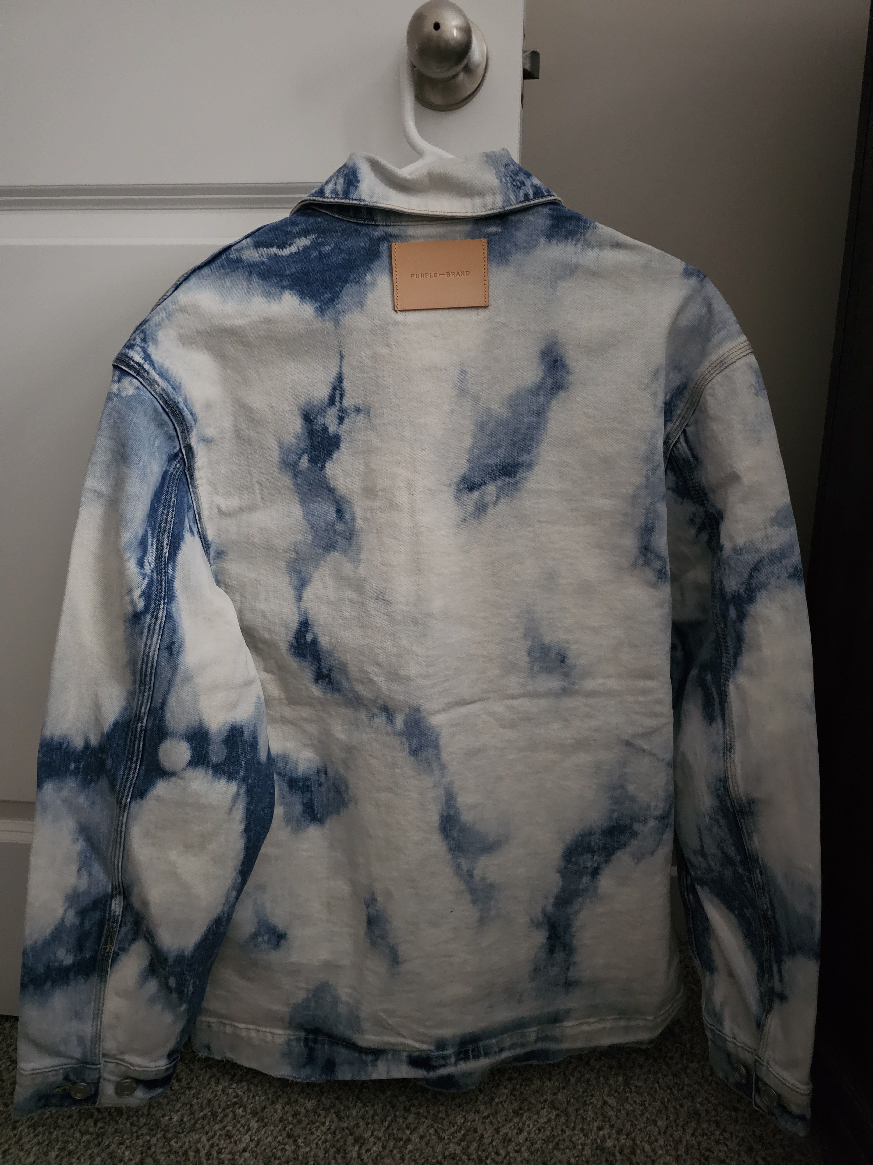 Purple Brand Purple Brand Mens Special Edition Tye Dye Denim Jacket Size US M / EU 48-50 / 2 - 11 Thumbnail