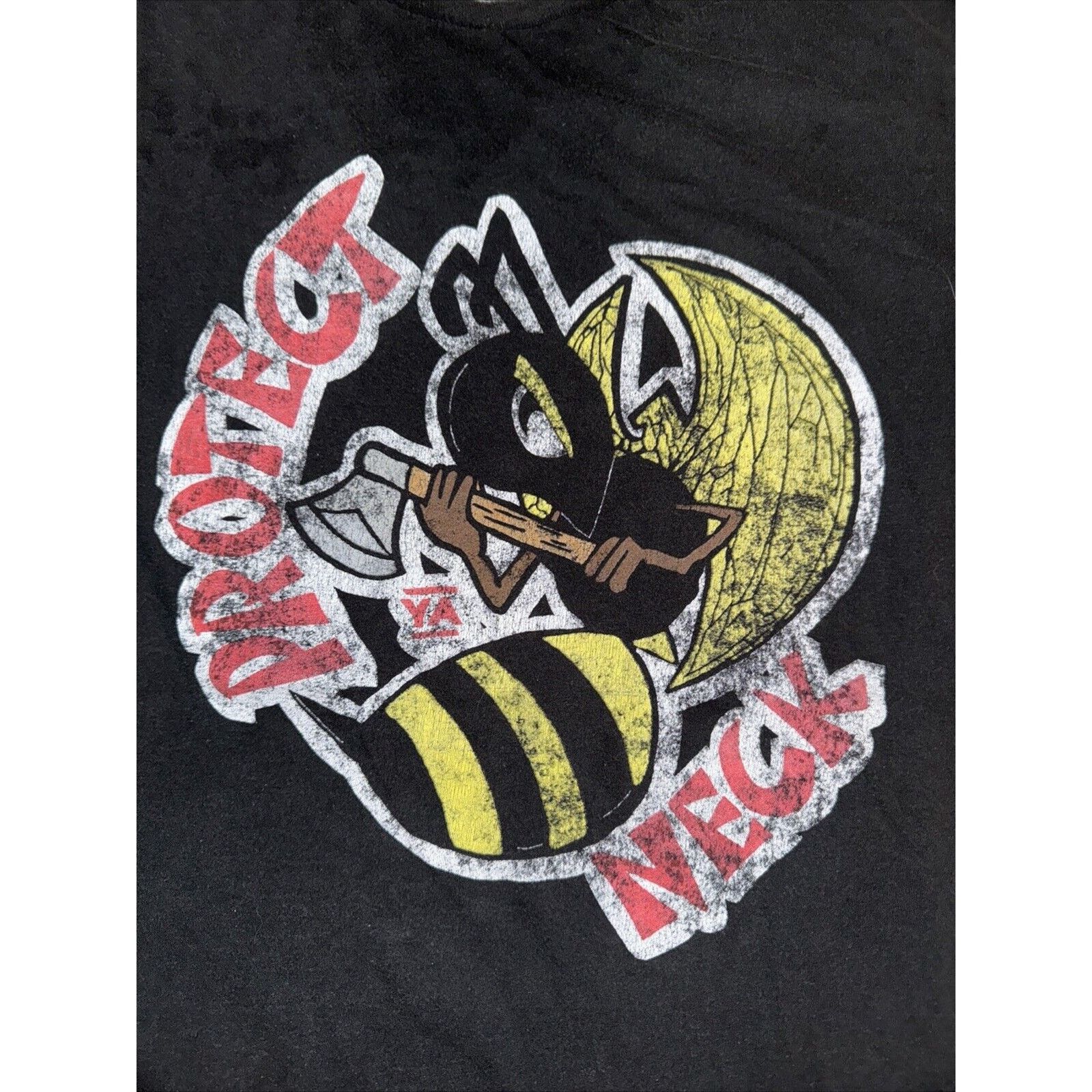 Band Tees × Vintage Wu Tang Clan Protect Ya Neck Records T-Shirt Black L 23x27 Size US L / EU 52-54 / 3 - 2 Thumbnail