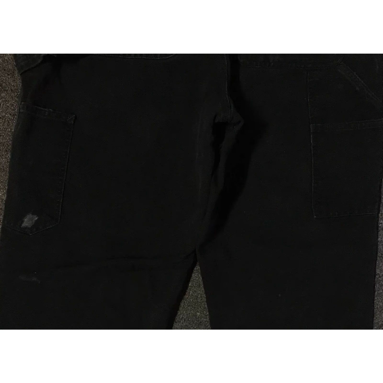 Carhartt Carhartt WIP Faded Distressed Double Knee Pants 33 Work Biker Grunge 80s 90s Vintage Mens Pants Black Carhartt WIP Cabnastyle Size US 33 - 5 Thumbnail