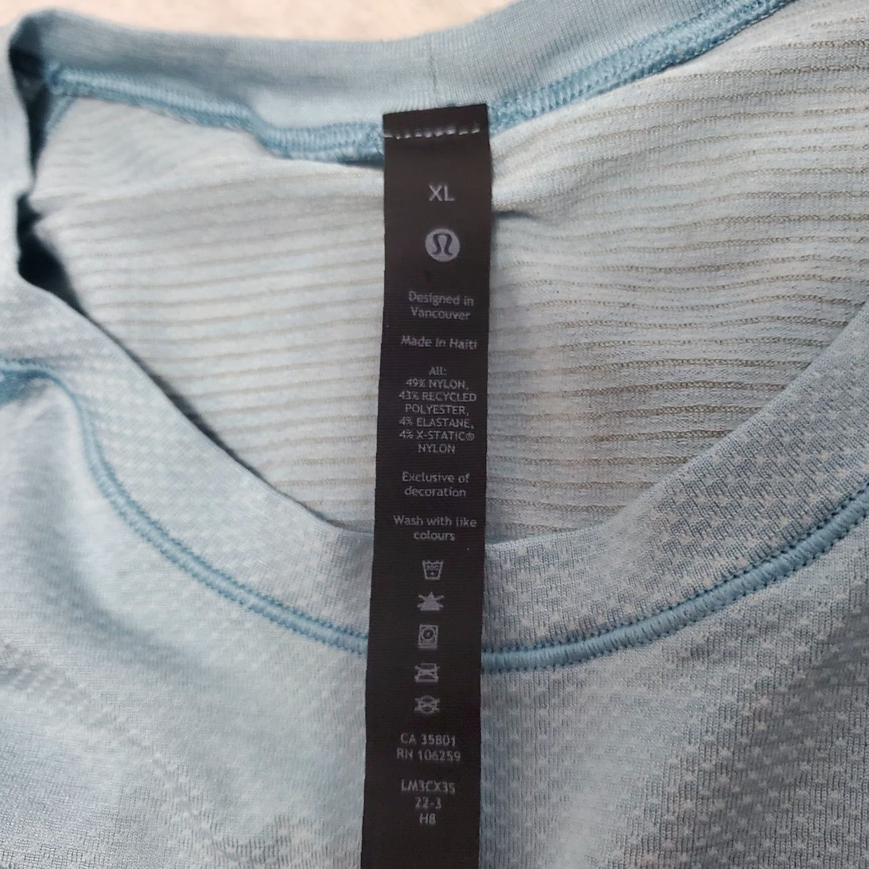 Lululemon Lululemon Shirt Men XL Blue Metal Vent Tech 2.0 Short Sleeve Performance Tee Size US XL / EU 56 / 4 - 3 Thumbnail