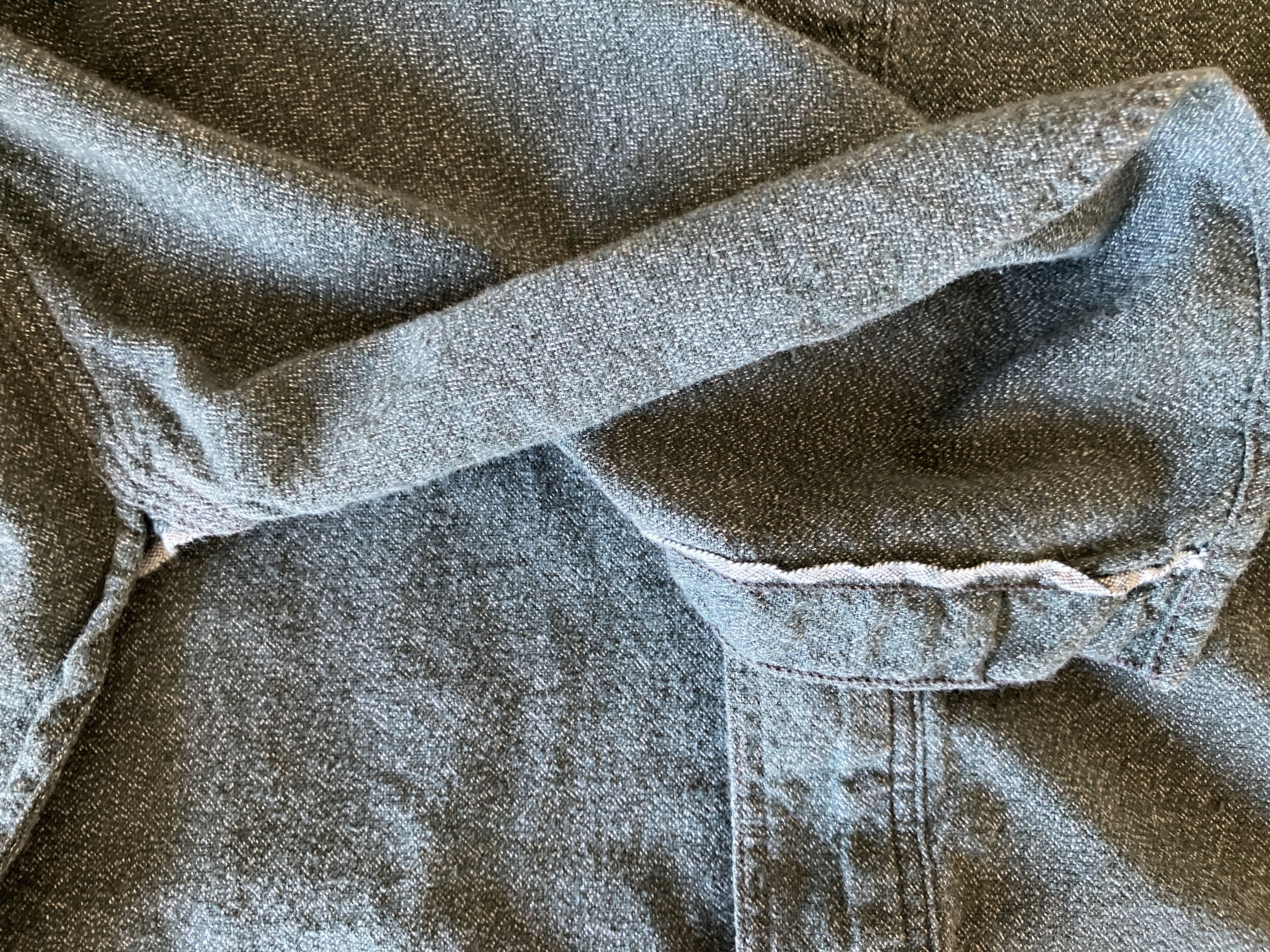 Full Count & Co. 4058 covert chambray work shirt Size US M / EU 48-50 / 2 - 7 Thumbnail
