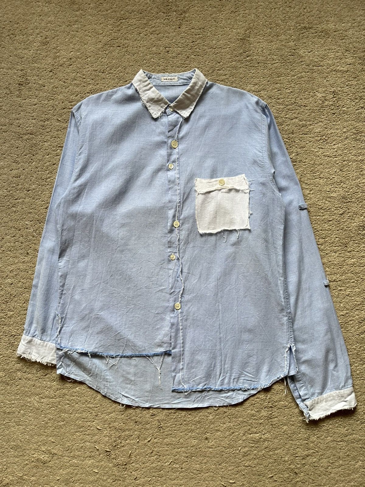 Japanese Brand 1990s Milkboy Seditionaries Shirt Size US L / EU 52-54 / 3 - 1 Thumbnail