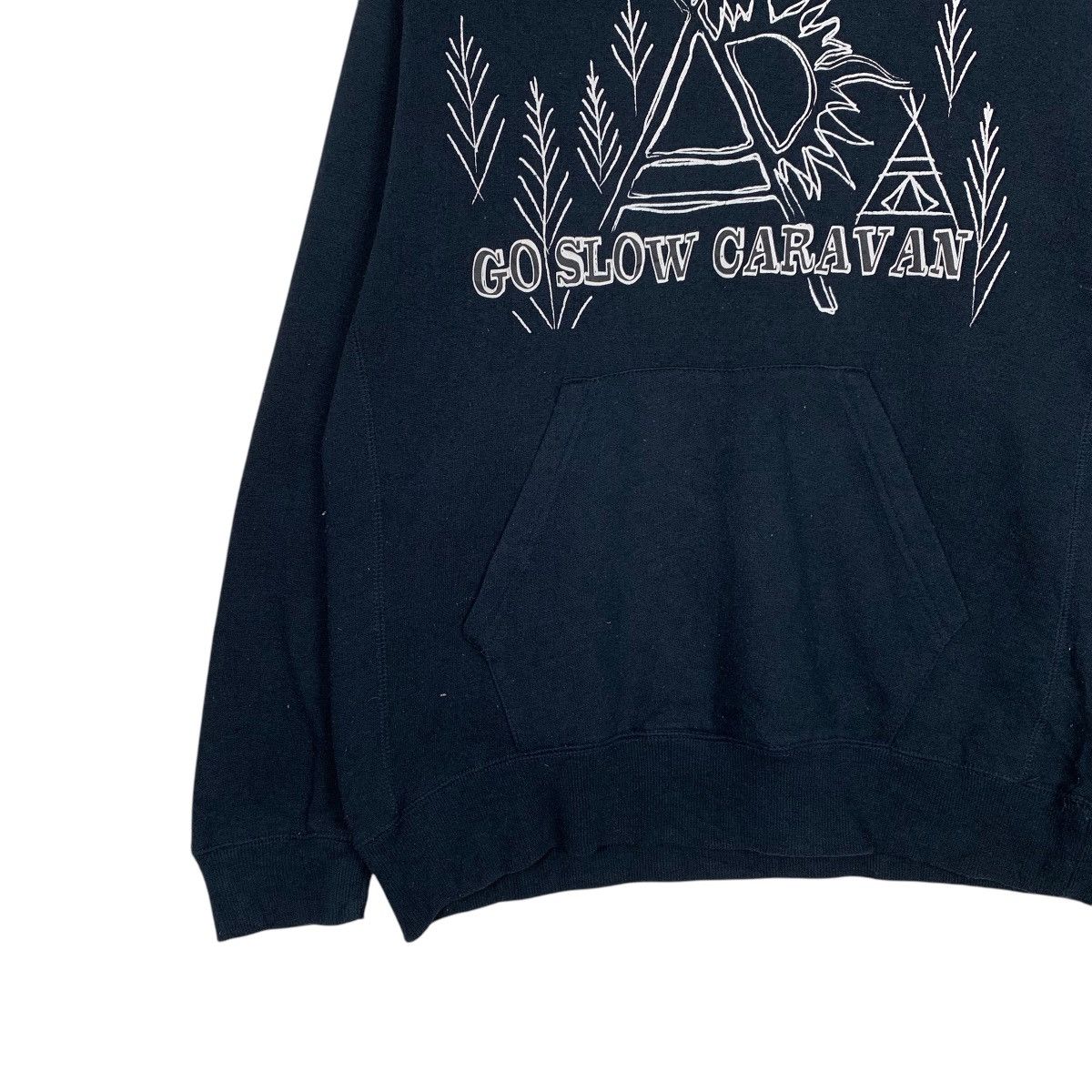 go slow caravan Go Slow Caravan Big Logo Pullover Hoodie Size US M / EU 48-50 / 2 - 3 Thumbnail