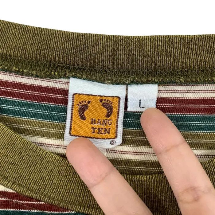 Hang Ten Vintage 90’ HANG TEN HAWAII Surf Yellow Tag Striped Size US L / EU 52-54 / 3 - 6 Thumbnail