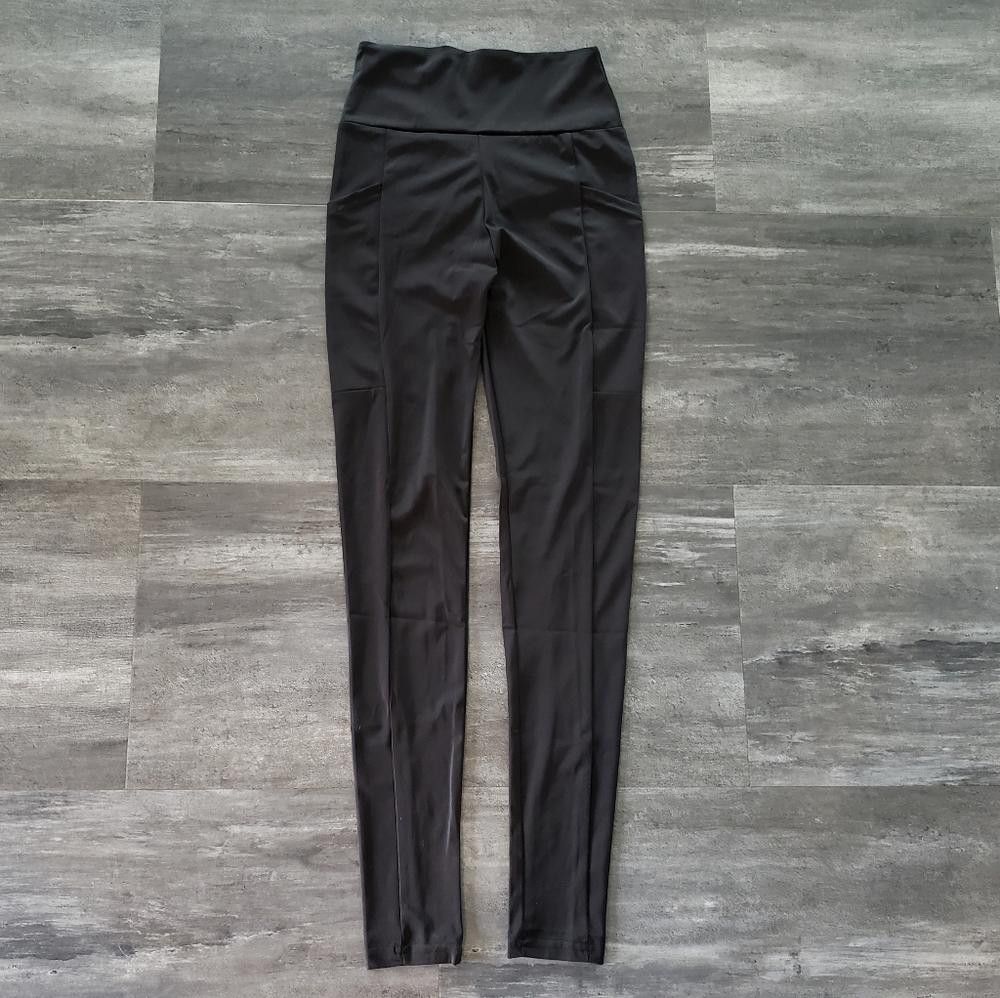Shein Black Pocket Detailed SHEIN High Waisted Legging Size 28" / US 6 / IT 42 - 1 Thumbnail