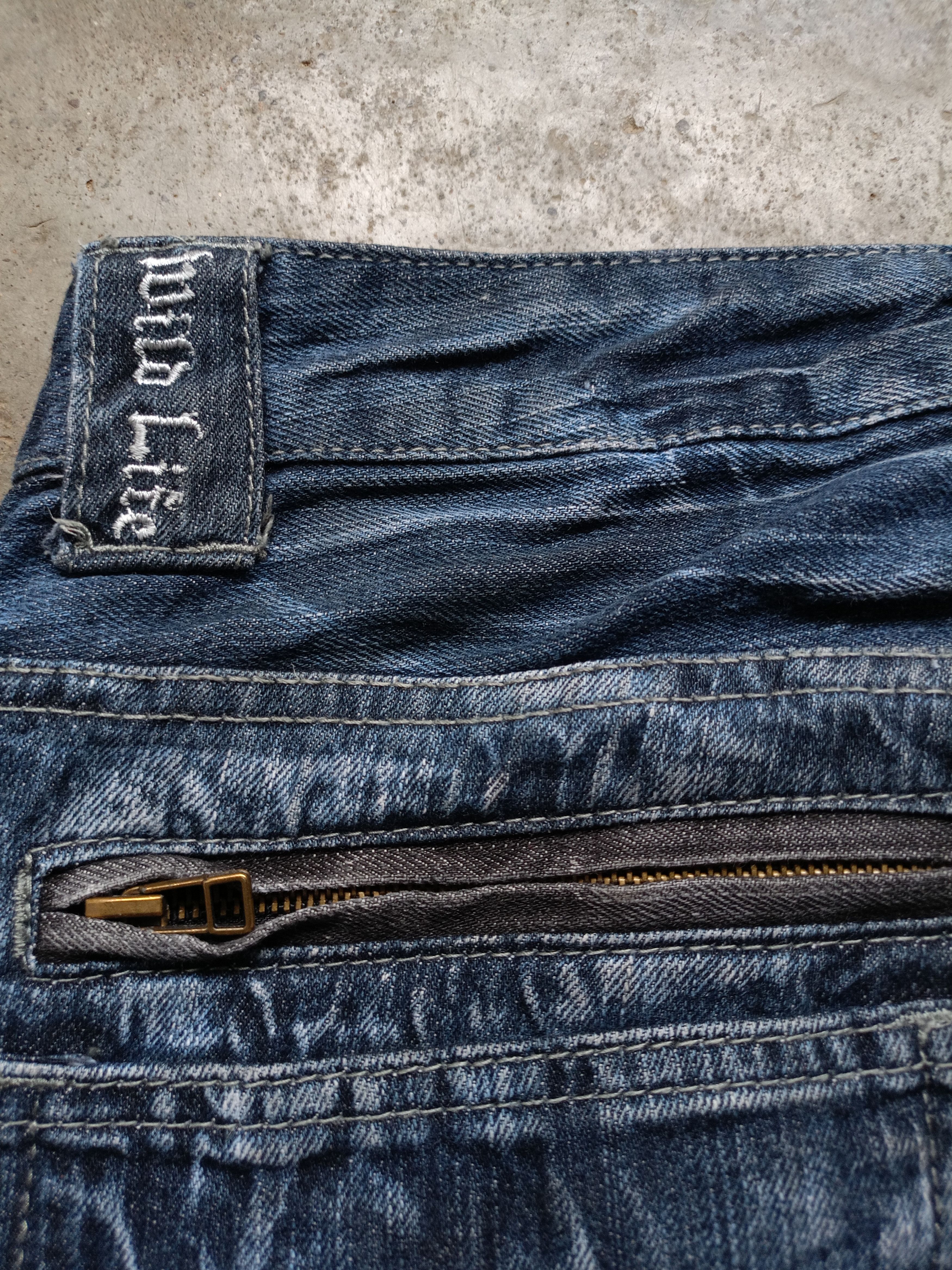 Japanese Brand 2000s Mild Life Flared Denim Pants style ifsixwasnine Lgb Size US 32 / EU 48 - 5 Thumbnail