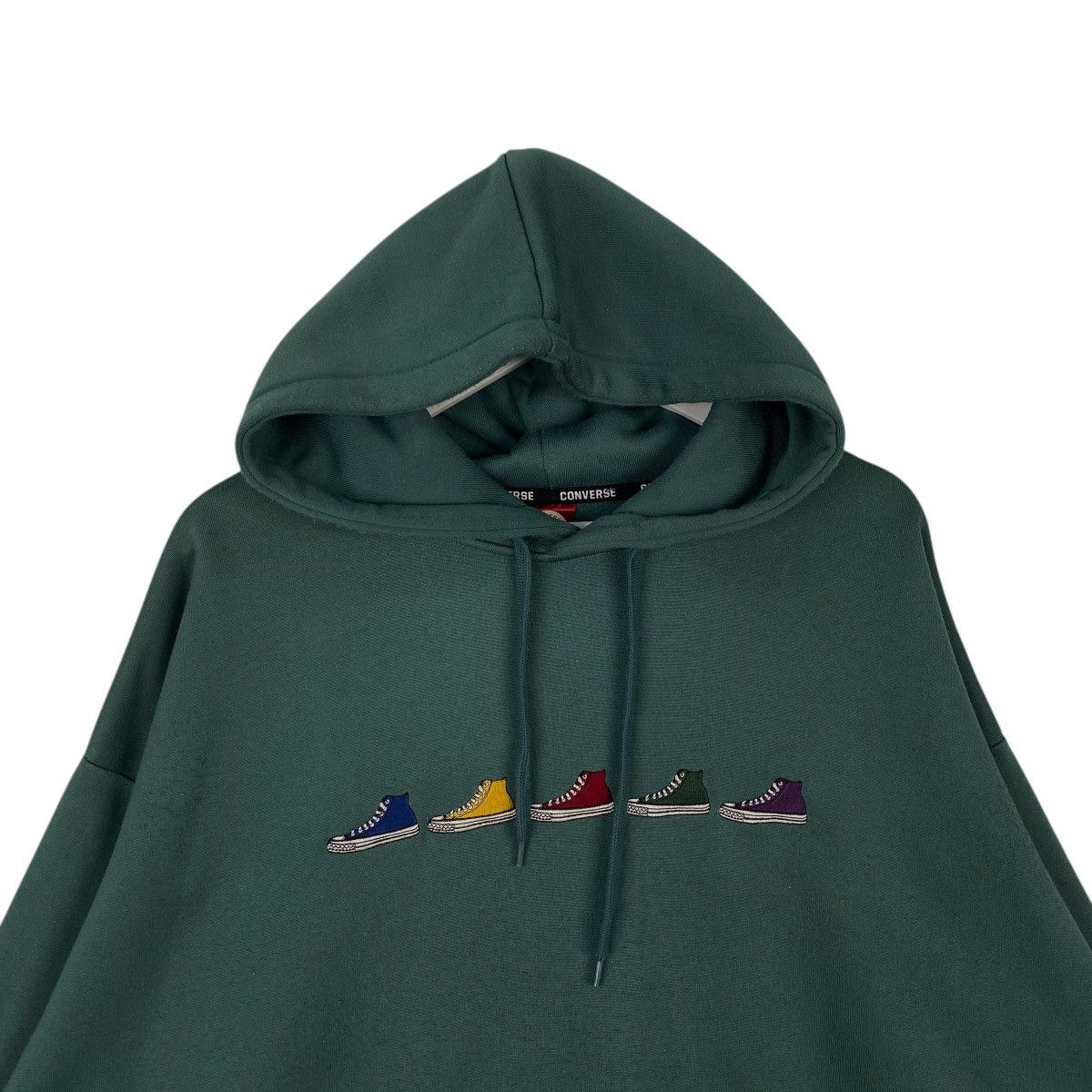 Converse Vintage Converse All Star Pullover Jumper Green Size L Size US L / EU 52-54 / 3 - 4 Thumbnail