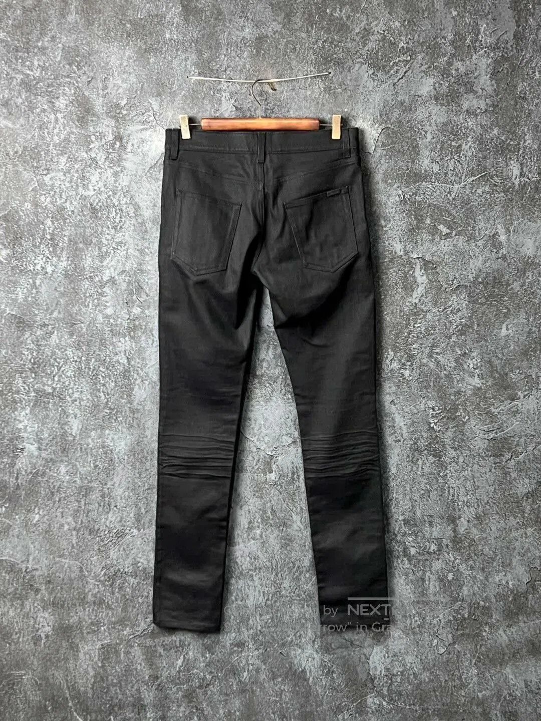 Saint Laurent Paris SAINT LAURENT Black Cotton Jeans. Size US 34 / EU 50 - 2 Thumbnail