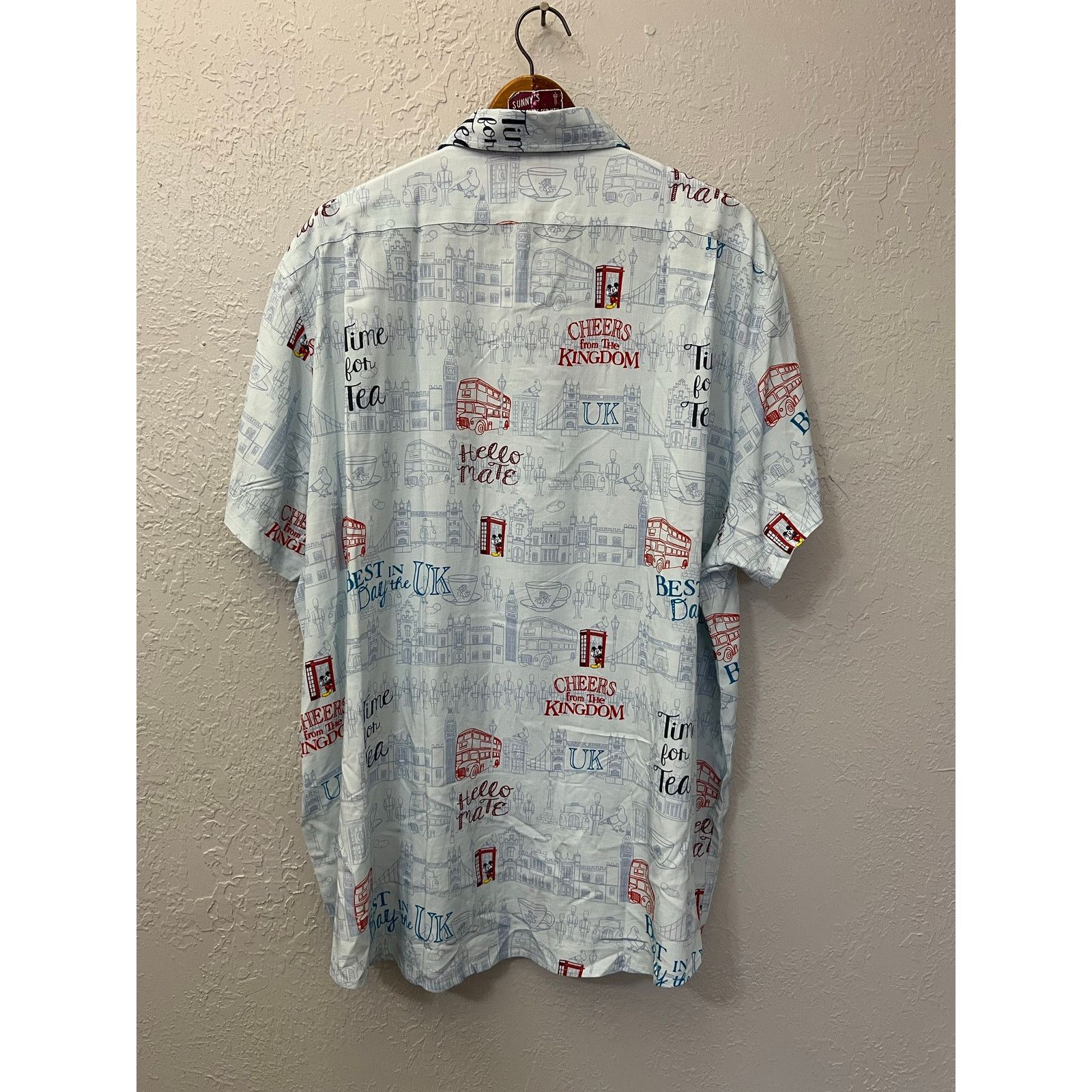 Disney Disney Parks London Mickey Phone Booth Shirt XXL England Size US XXL / EU 58 / 5 - 4 Thumbnail