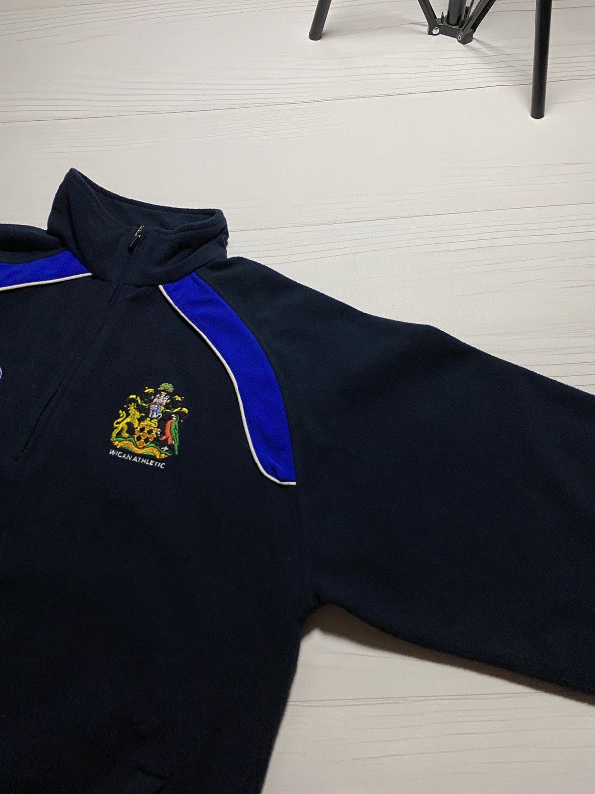Vintage Vintage JJB Wigan Athletic 2005/06 1/4 fleece jacket soccer Size US L / EU 52-54 / 3 - 9 Thumbnail