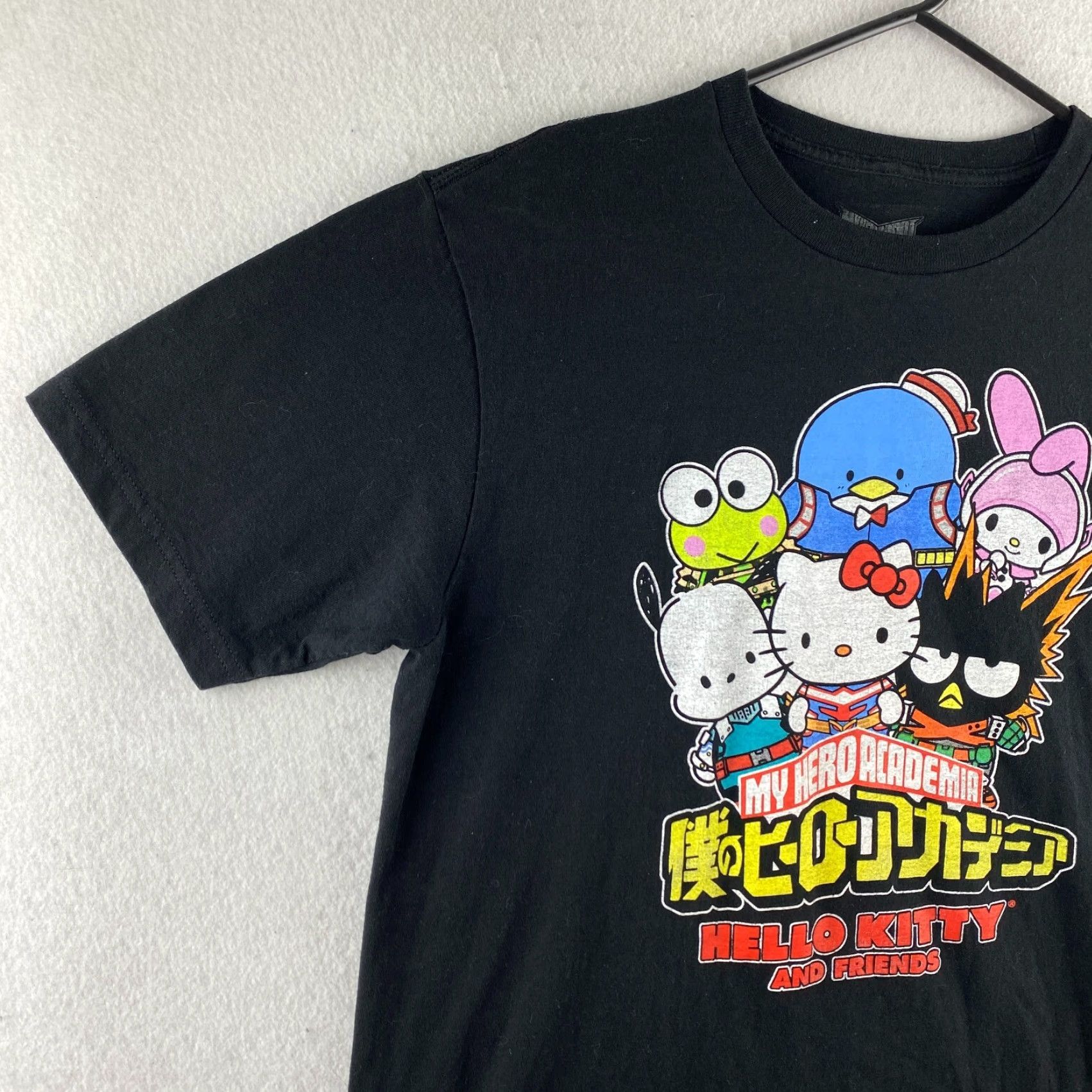 Vintage My Hero Academia Shirt Men M Hello Kitty and Friends Sanrio Graphic Black Shirt M My Hero Academia Hello Kitty Black Sanrio Logo Graphic Men Size US M / EU 48-50 / 2 - 4 Thumbnail
