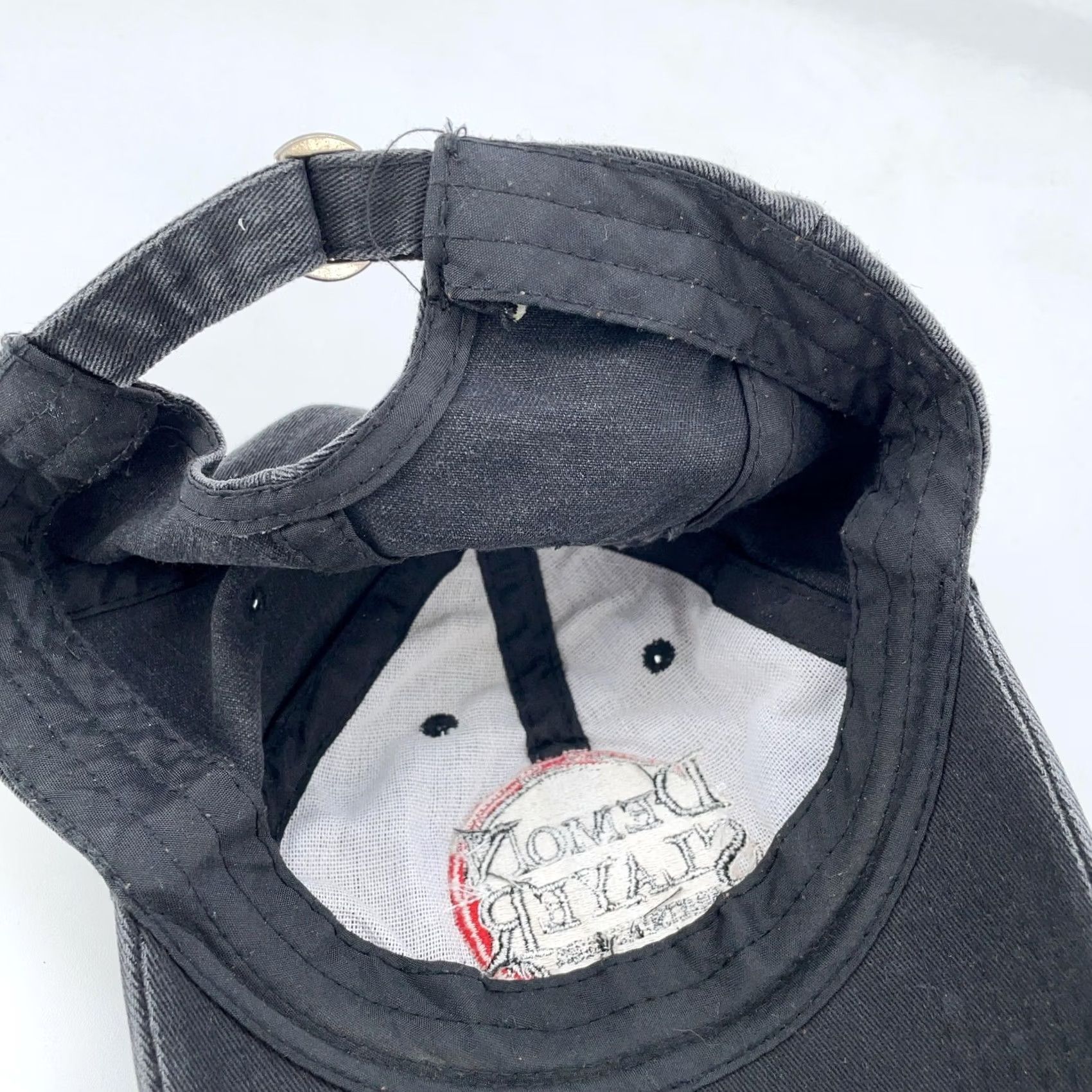 Vintage Demon Slayer Kimetsu no Yaiba Hat Cap Strap Back Black Anime Mens Baseball Cap One Size Adjustable Men Black Anime TV Show Manga Cap Size ONE SIZE - 6 Thumbnail