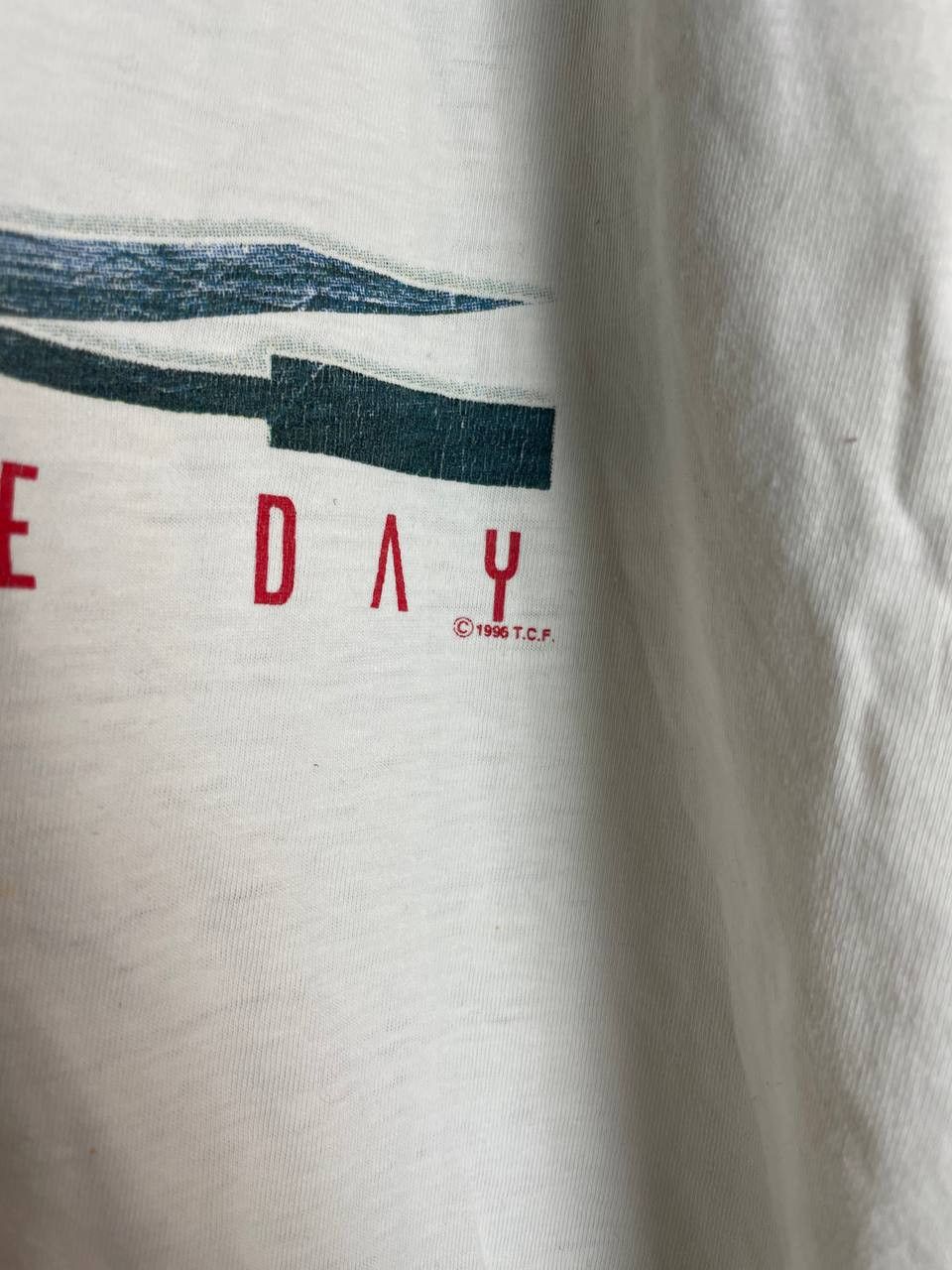 Vintage VTG Independence Day 1996 Mens XL T Shirt Black Short Sleeve Size US XL / EU 56 / 4 - 3 Thumbnail