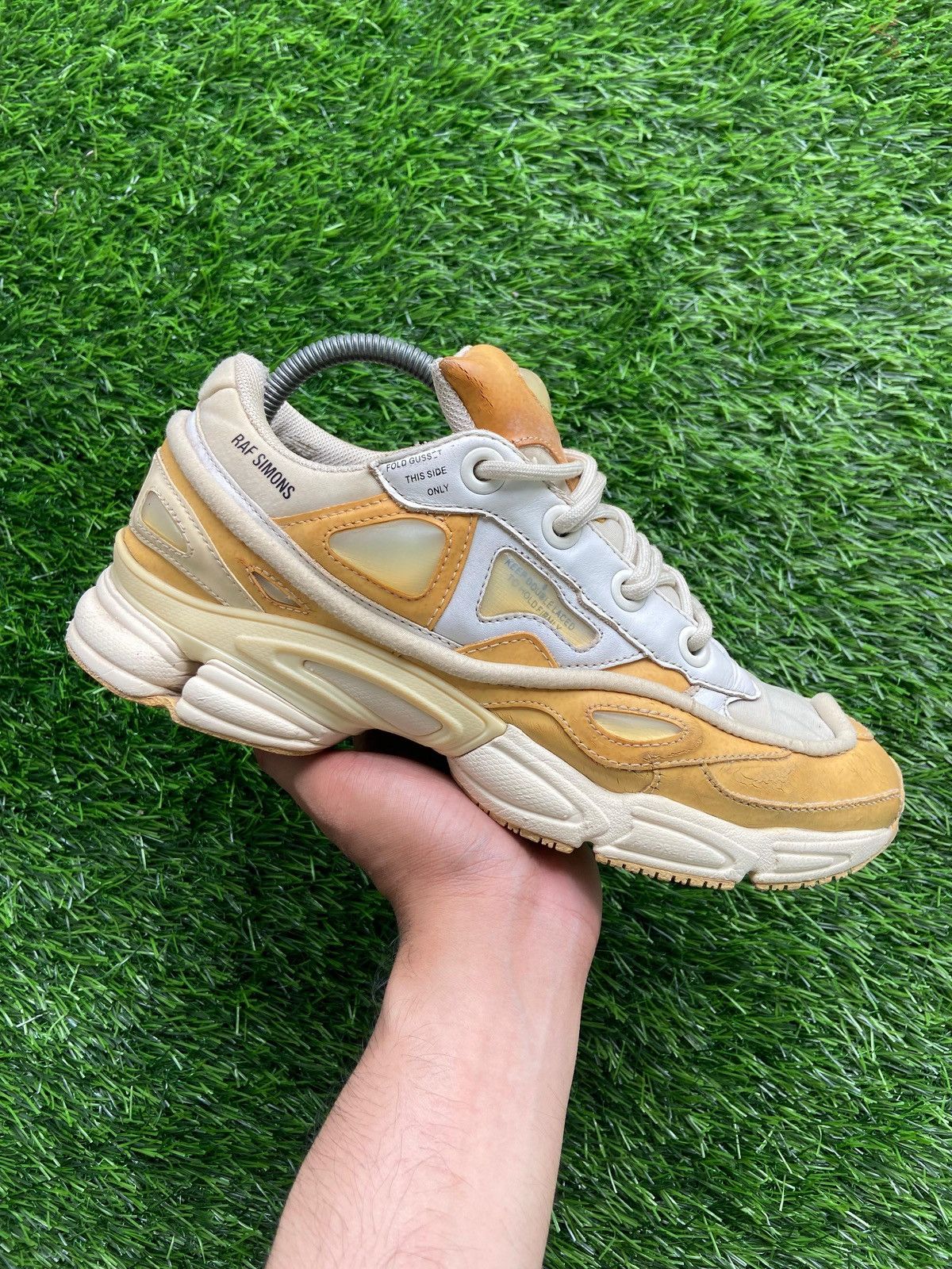 Adidas × Raf Simons Adidas Raf Simons Ozweego Bunny Cream | Grailed