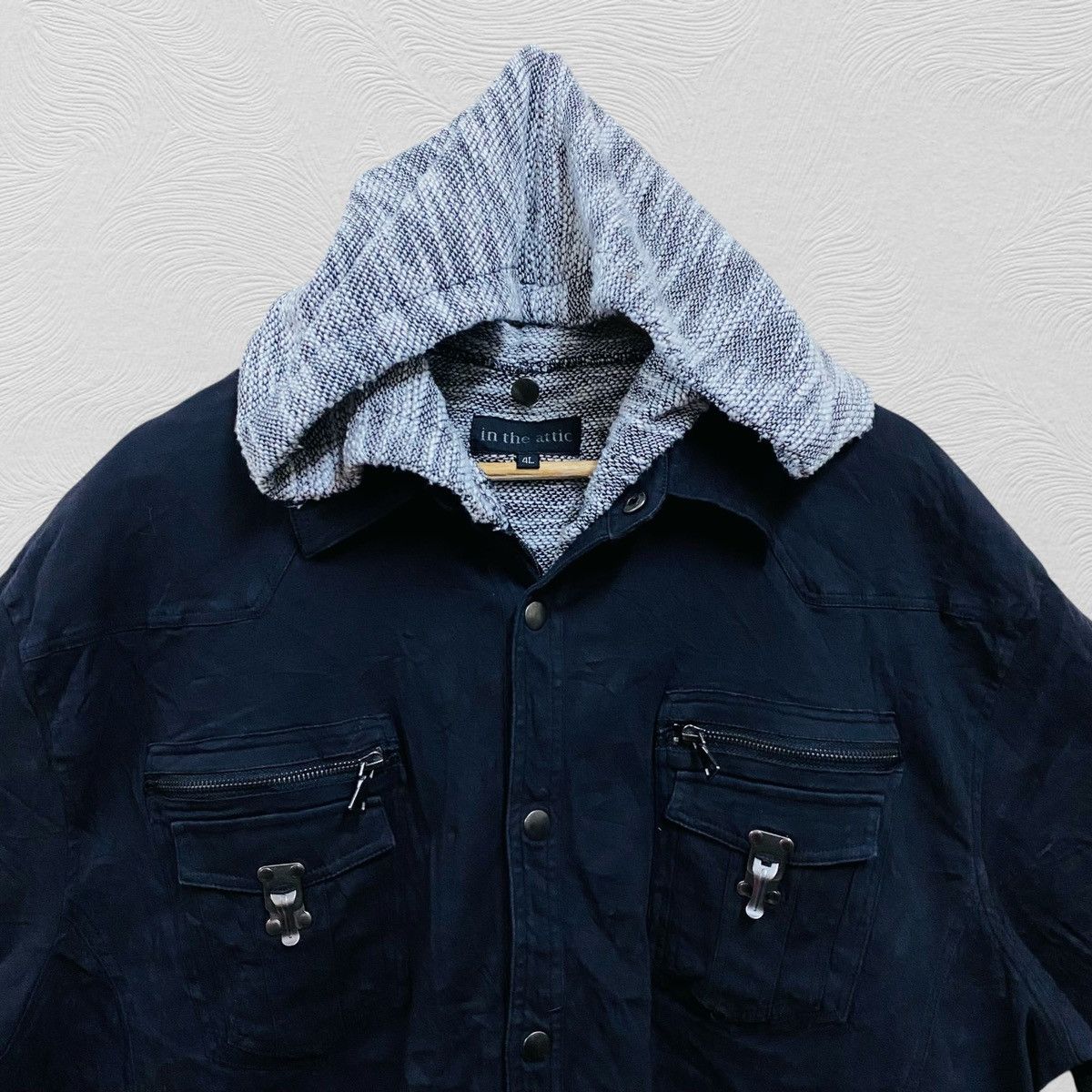 In The Attic In the attic hoodie black shirt jacket Size US XL / EU 56 / 4 - 2 Thumbnail