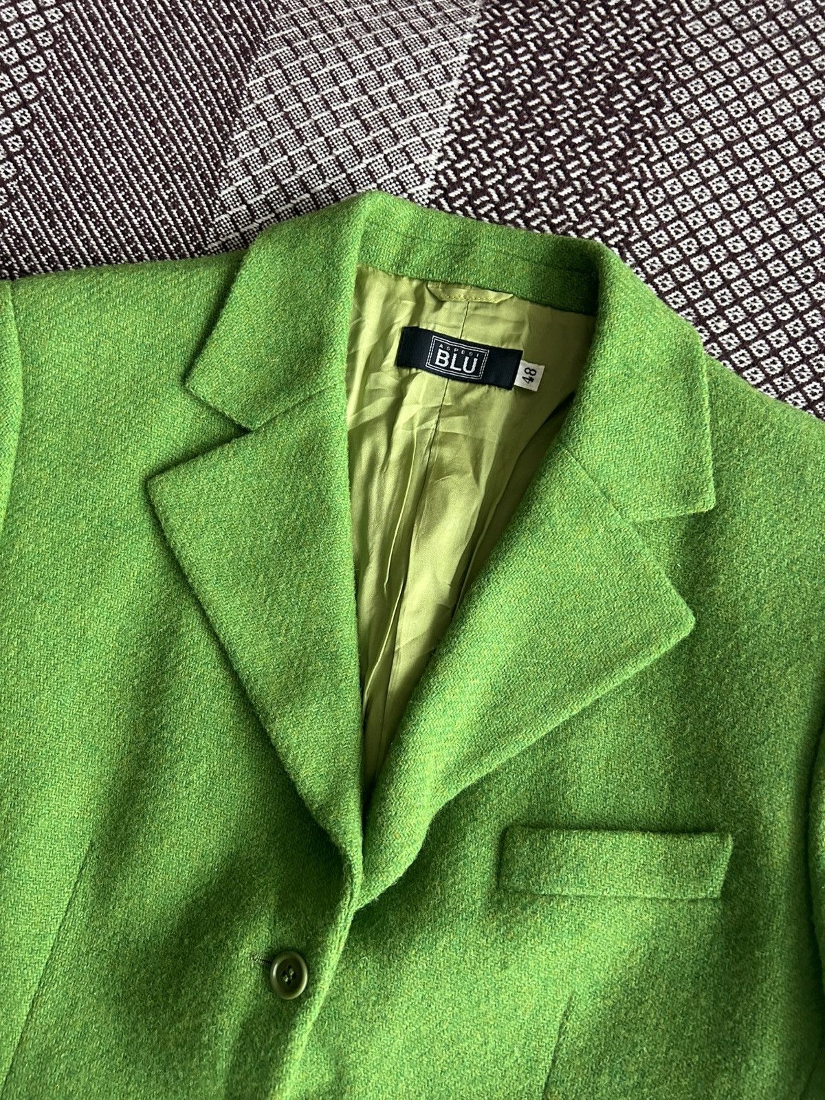 Aspesi Vintage Alberto Aspesi Blu Wool Blazer Women Solid Style 48 Size M / US 6-8 / IT 42-44 - 3 Thumbnail