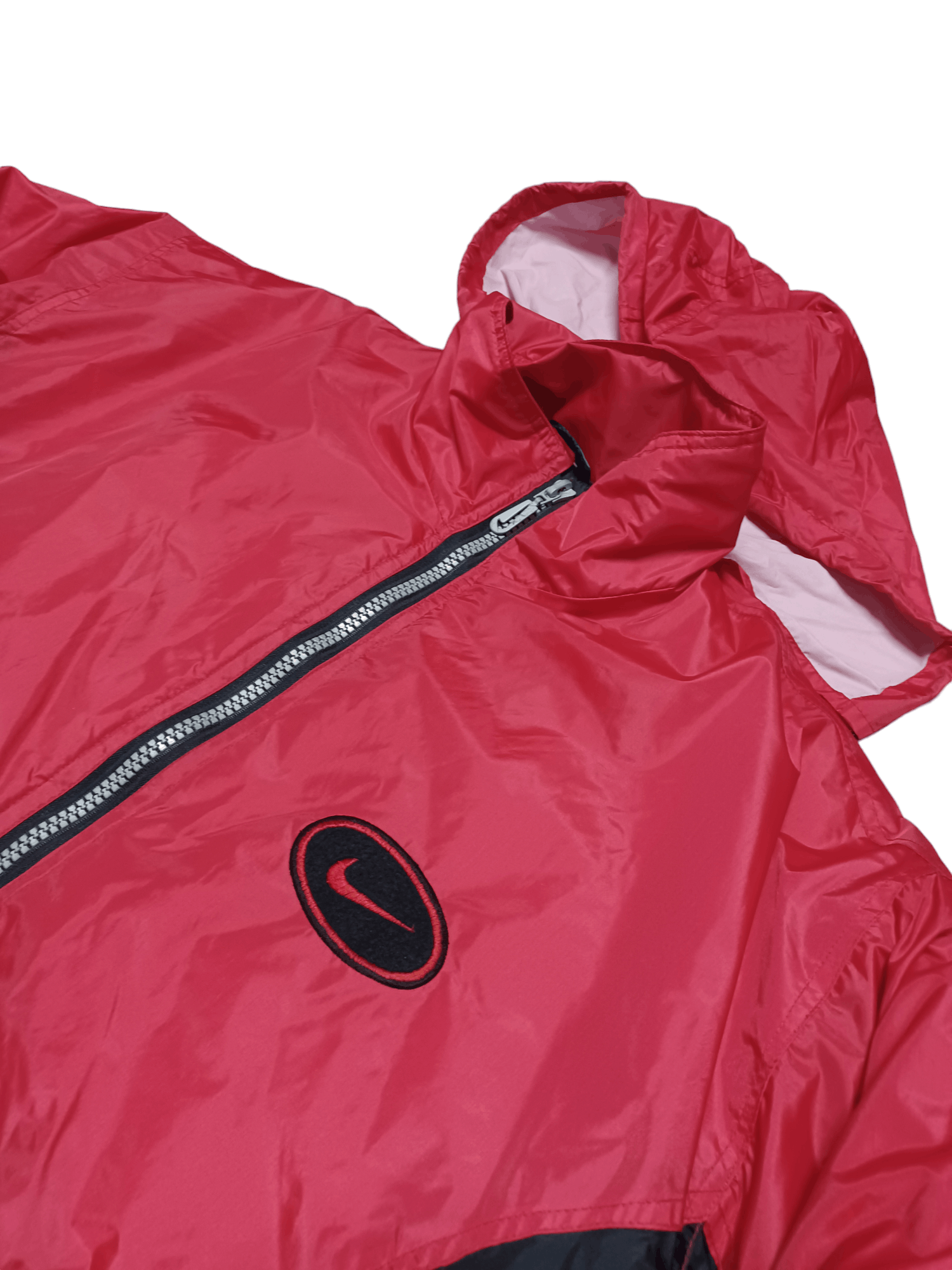 Nike VINTAGE BIG SWOOSH 90S NIKE BIGLOGO NYLON LONG JACKET Size US XL / EU 56 / 4 - 3 Thumbnail