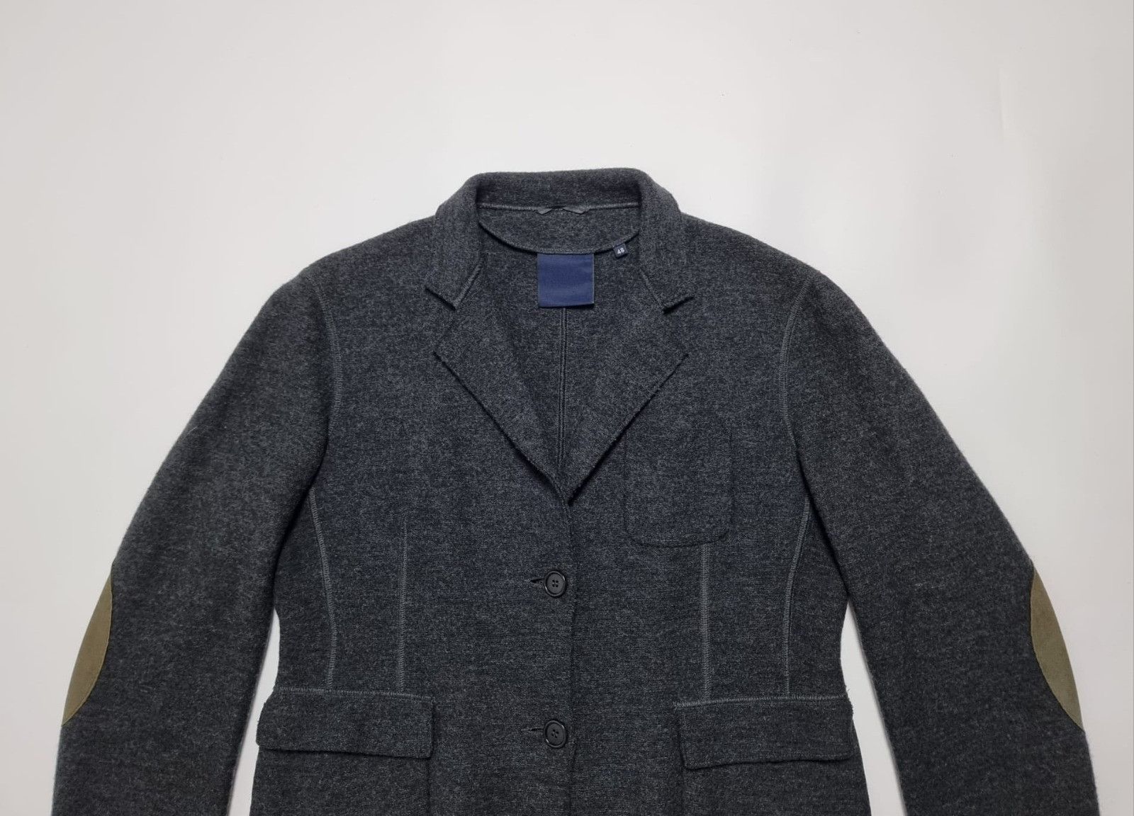Aspesi Aspesi elegant wool blazer 48 L anthracite womens Size L / US 10 / IT 46 - 8 Thumbnail