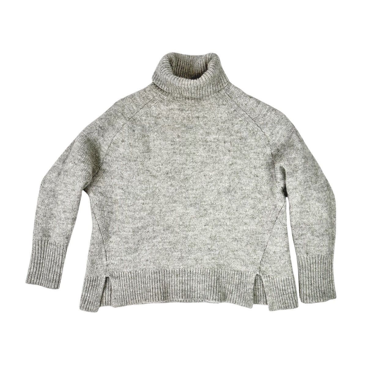 J.Crew J.Crew Mock Neck Wool Sweater Alpaca Blend Gray Turtle Neck Size S / US 4 / IT 40 - 1 Thumbnail