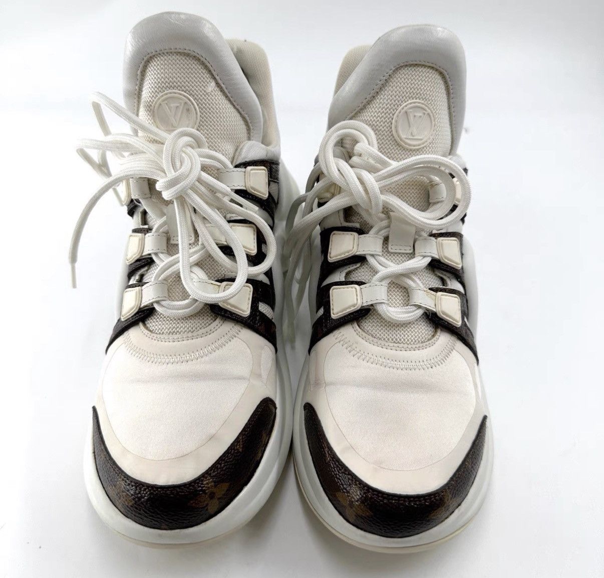 Louis Vuitton Louis Vuitton Archlight Classic Monogram Sneakers K12 Size US 9 / IT 39 - 2 Thumbnail