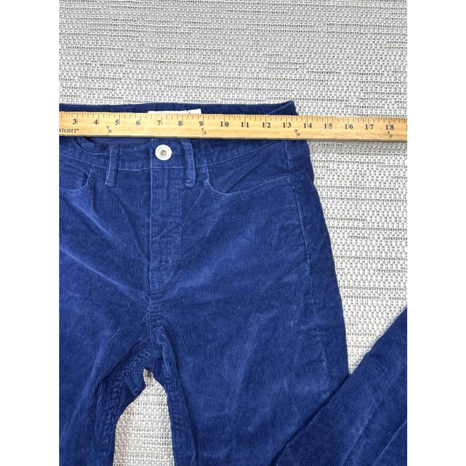 Vineyard Vines Vineyard Vines Corduroy Pants Womens 25 Blue Mid Rise Straight Leg Frayed Hem Corduroy Pants Womens 25 Blue Mid Rise Straight Leg Frayed Hem Size 42" / US 20 - 6 Thumbnail