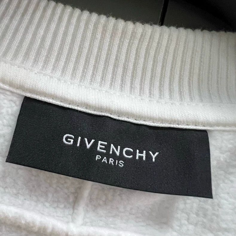 Givenchy Givenchy White Pattern Printed Hoodie XS Size Size US XS / EU 42 / 0 - 3 Thumbnail